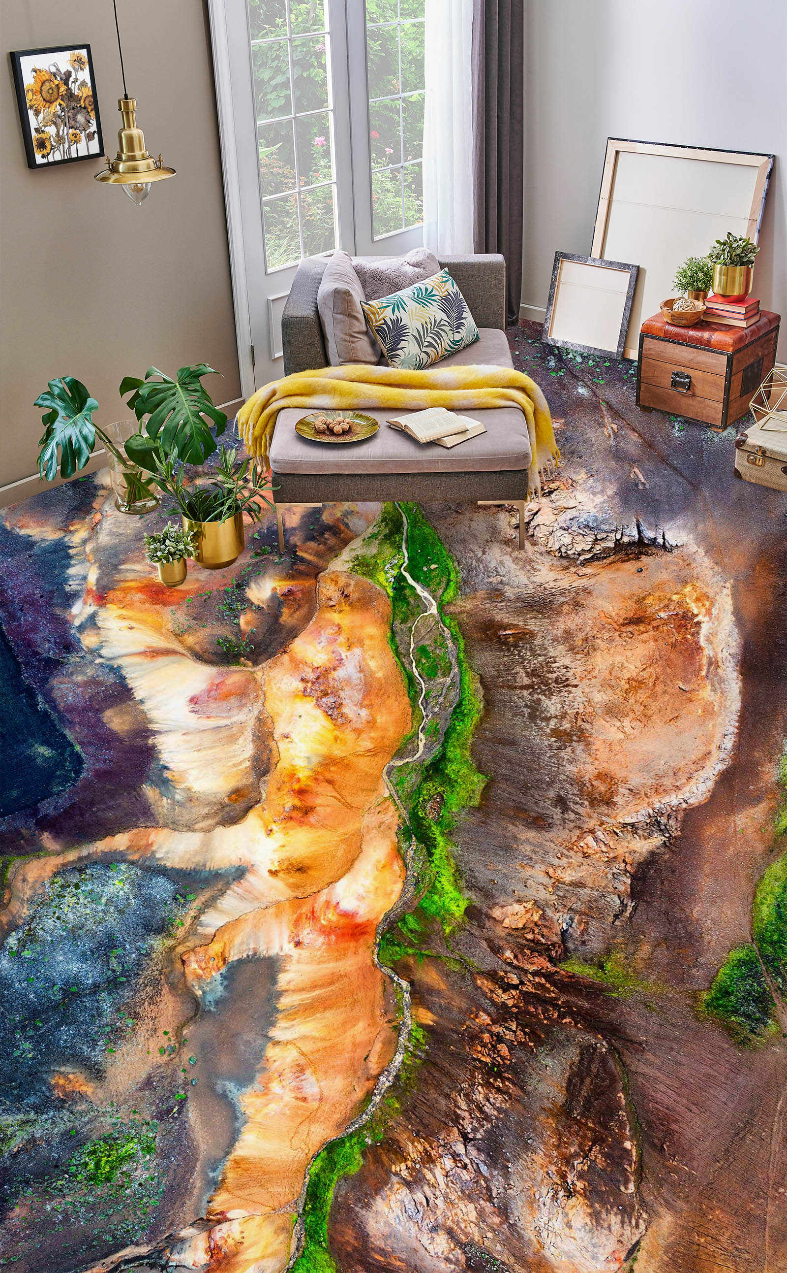 3D Gorgeous Abstraction 604 Floor Mural Wallpaper Murals Rug & Mat Print Epoxy waterproof bath floor