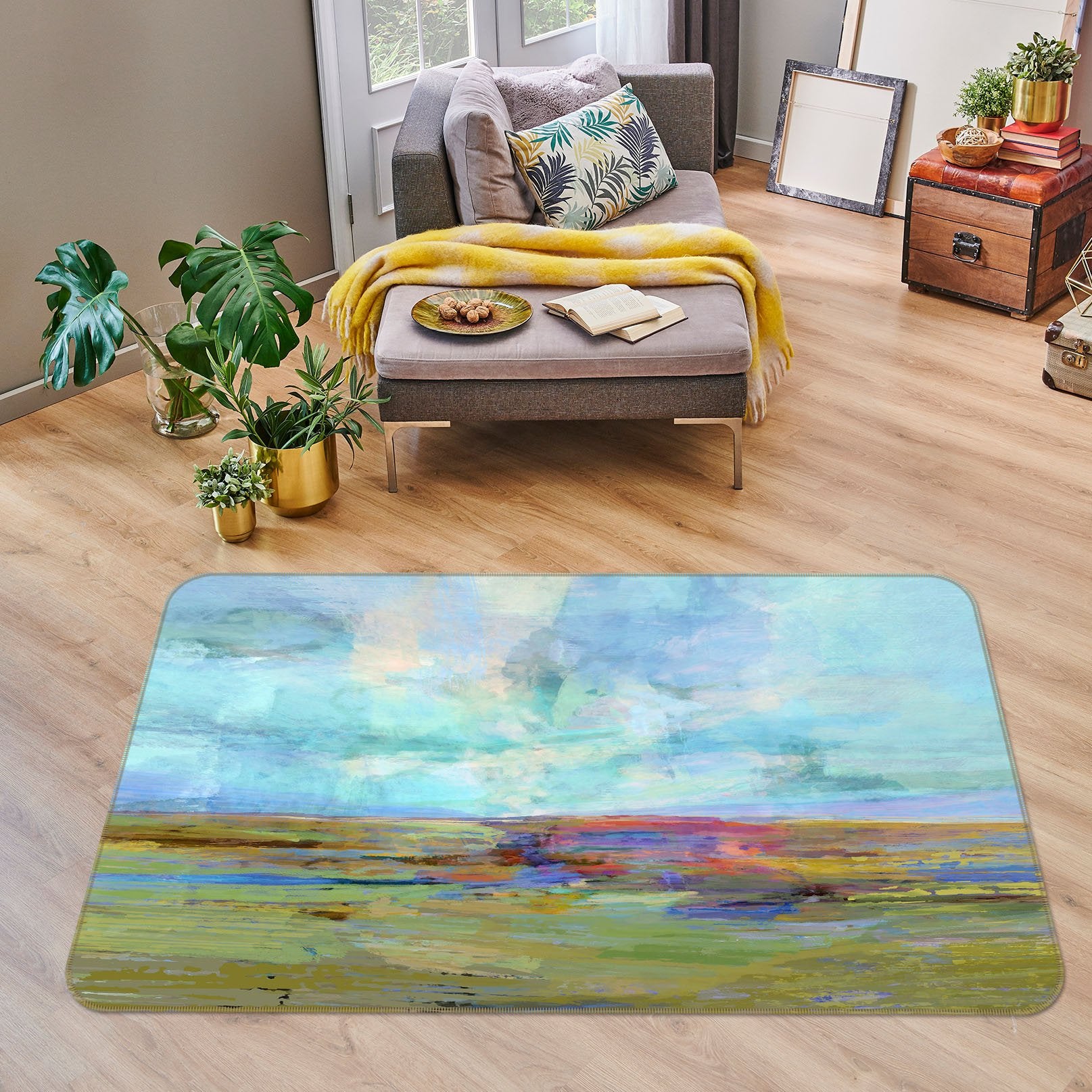3D Beautiful Steppe 1017 Michael Tienhaara Rug Non Slip Rug Mat Mat AJ Creativity Home