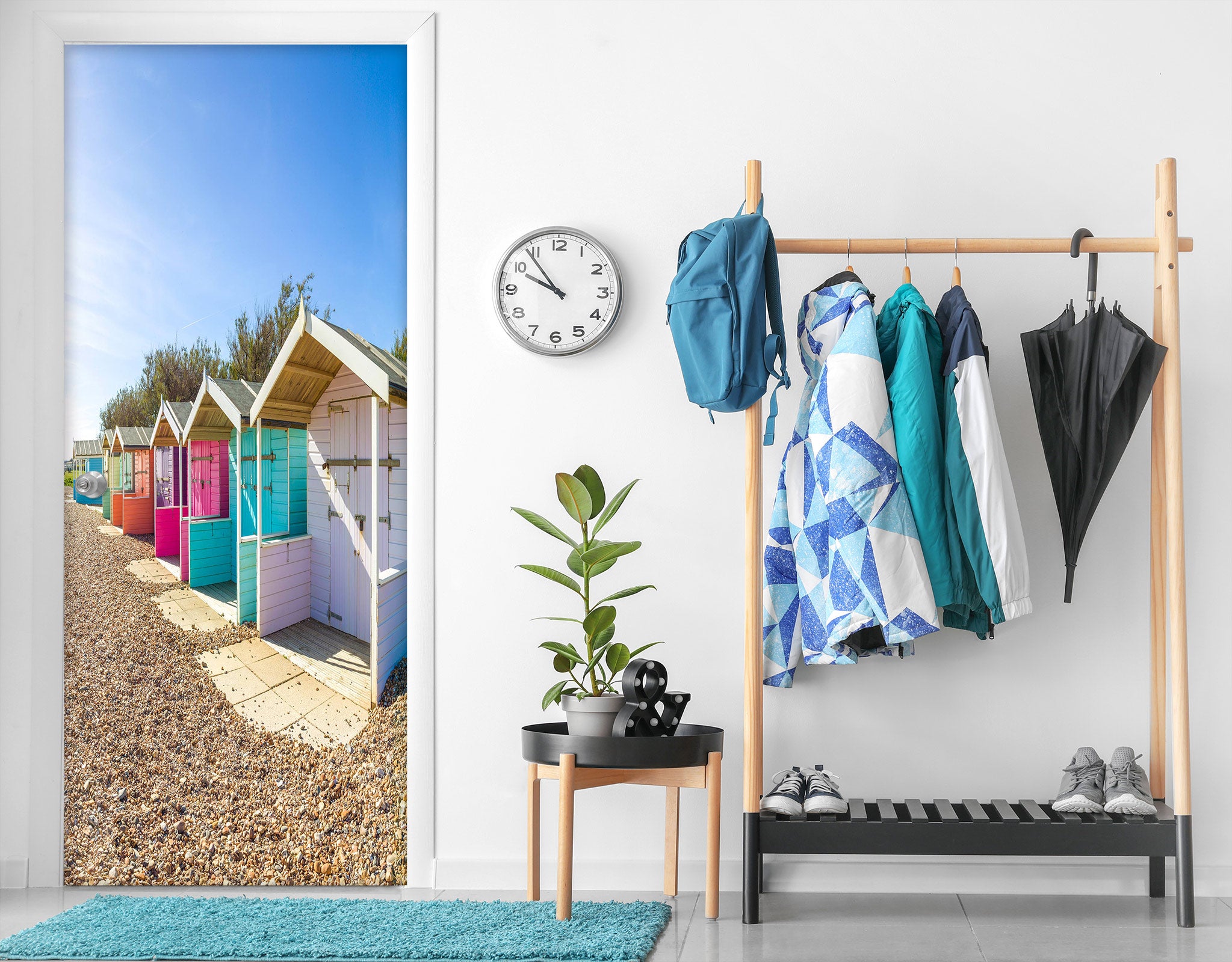 3D Color Chalet 10648 Assaf Frank Door Mural