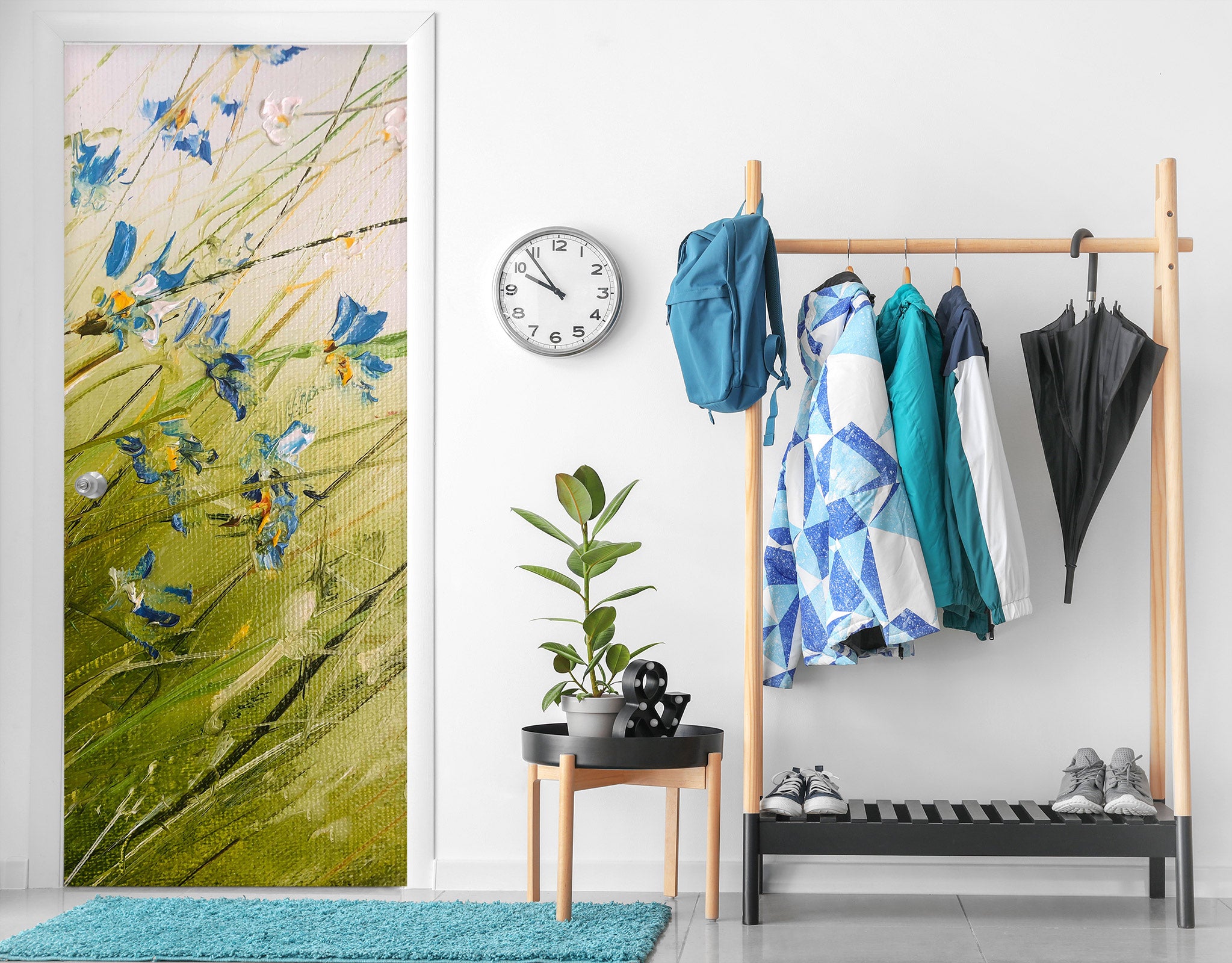 3D Fresh Petal 3199 Skromova Marina Door Mural