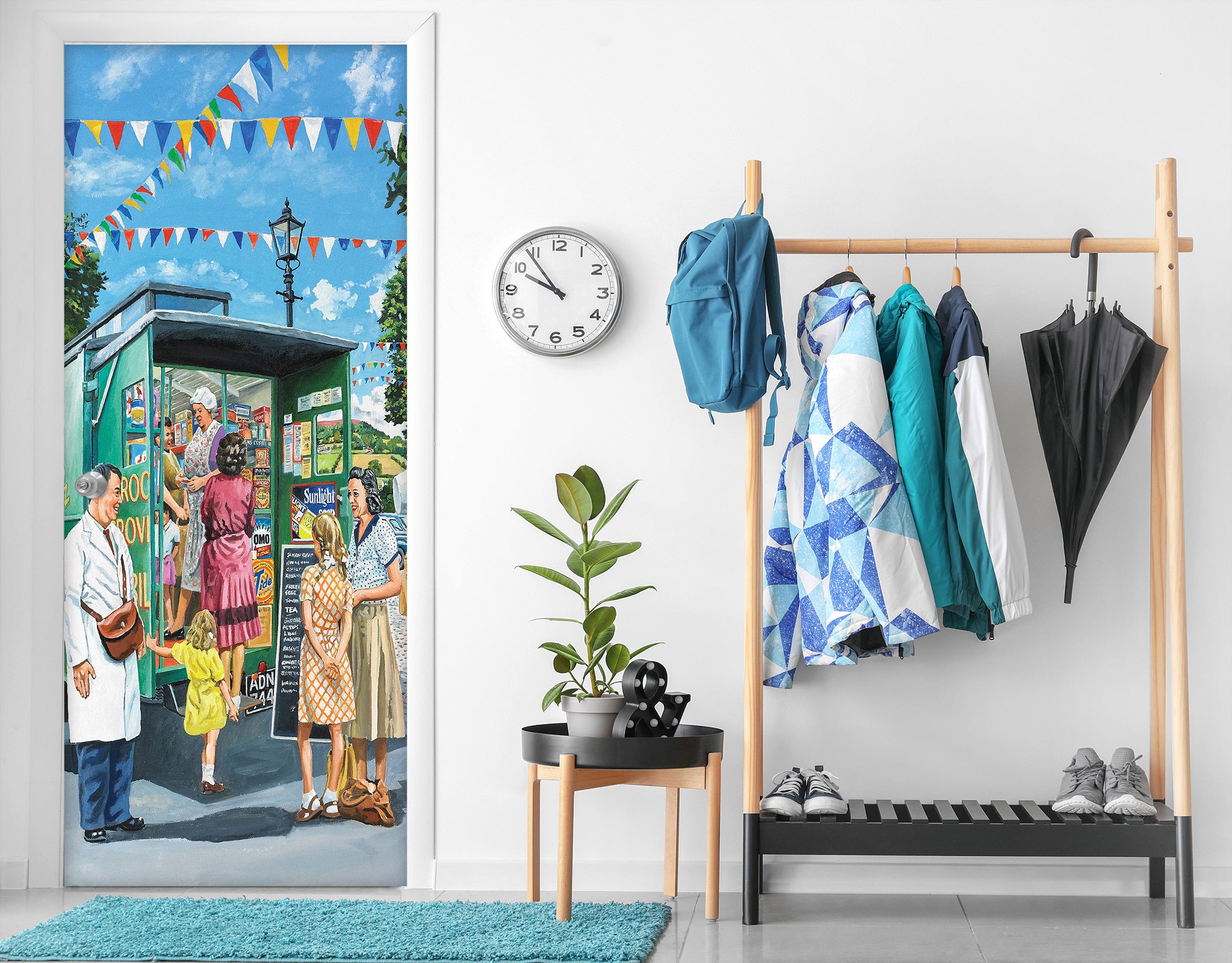 3D Shop Doorway 10399 Trevor Mitchell Door Mural