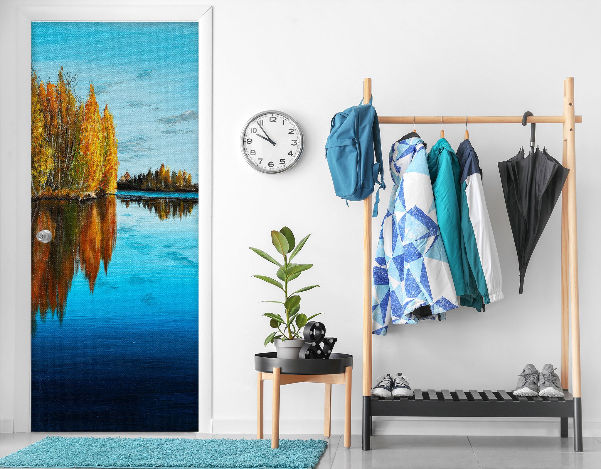 3D Lake Forest 9421 Marina Zotova Door Mural