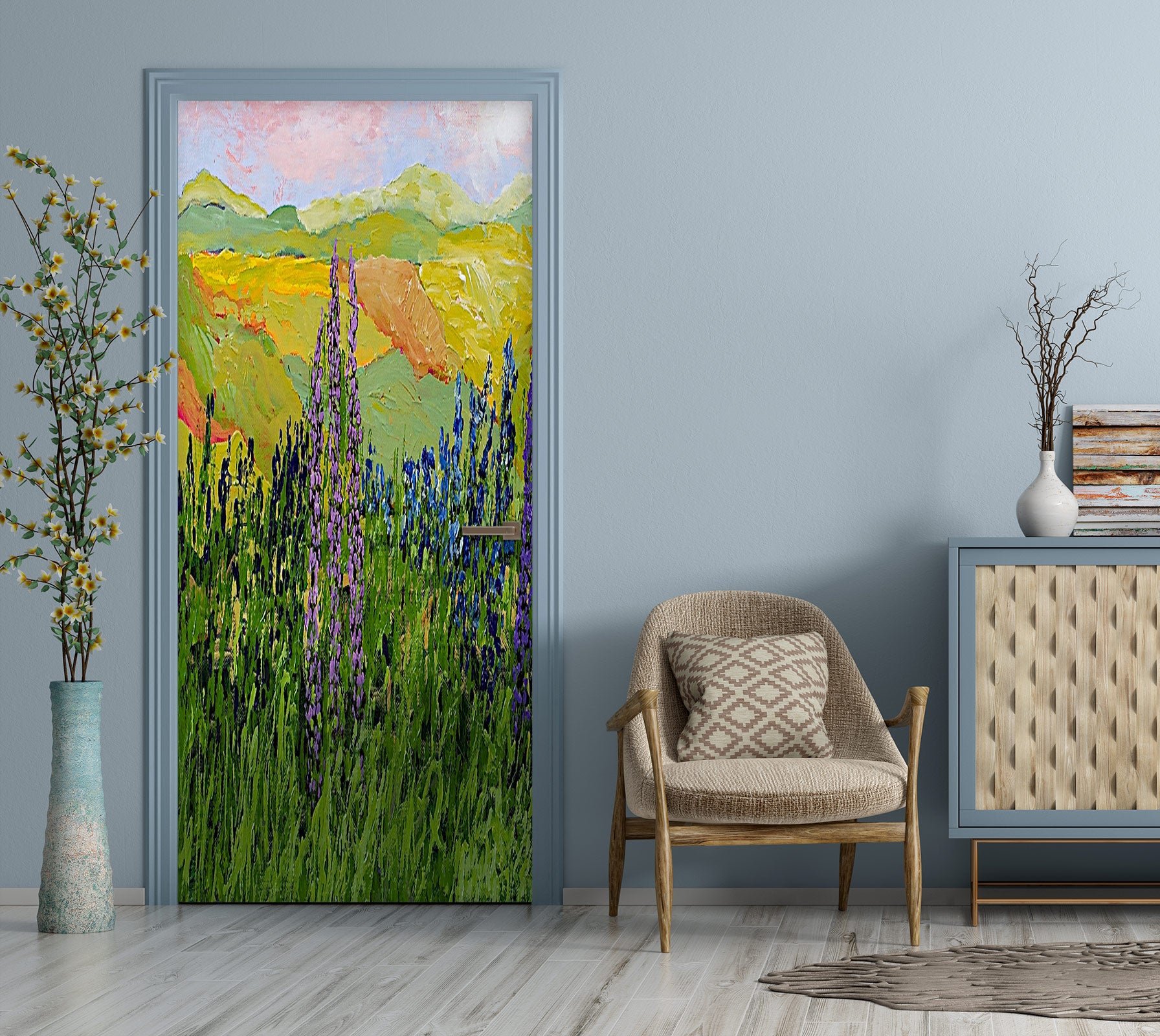 3D Grass Field 9353 Allan P. Friedlander Door Mural