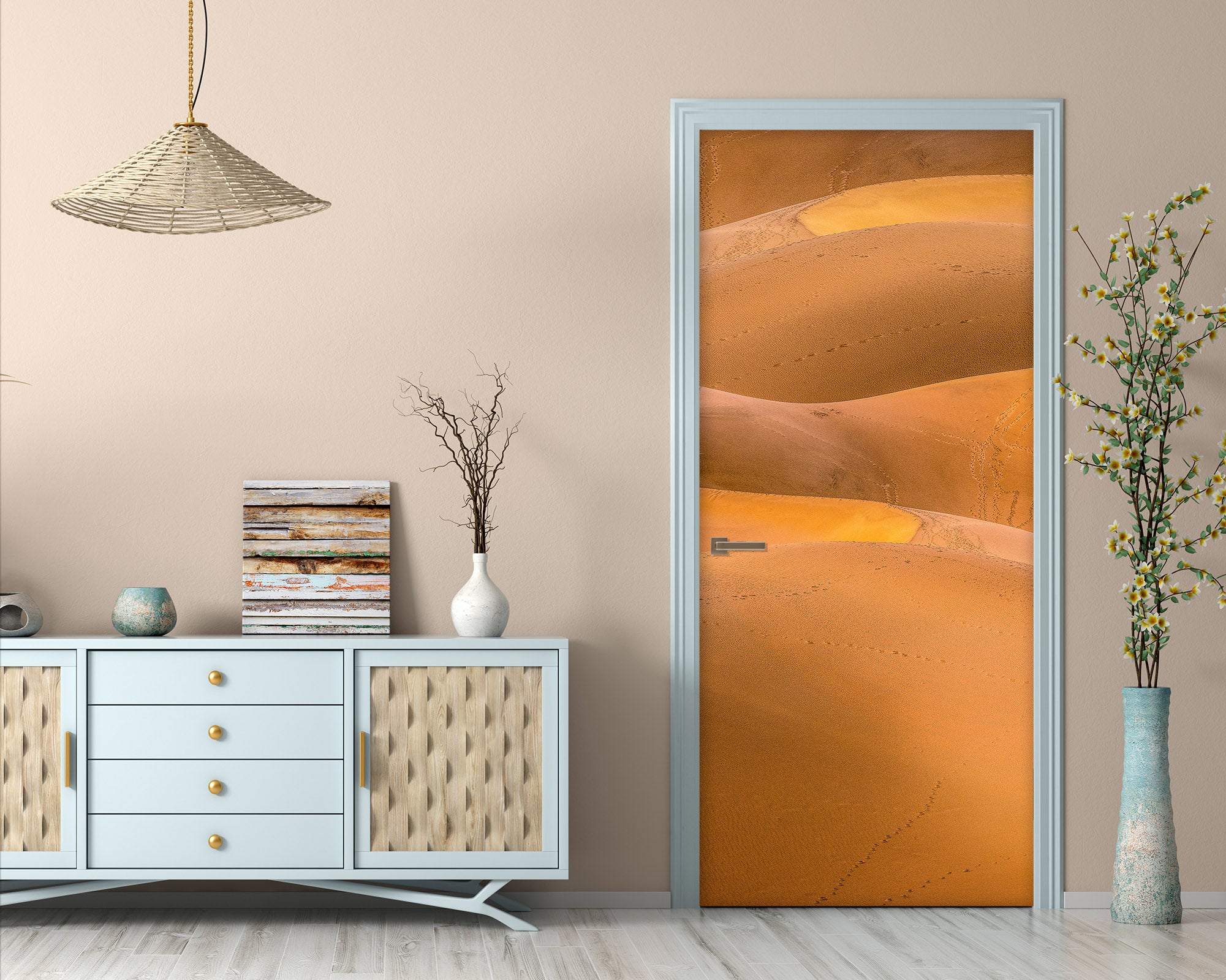 3D Gold Desert 119221 Marco Carmassi Door Mural