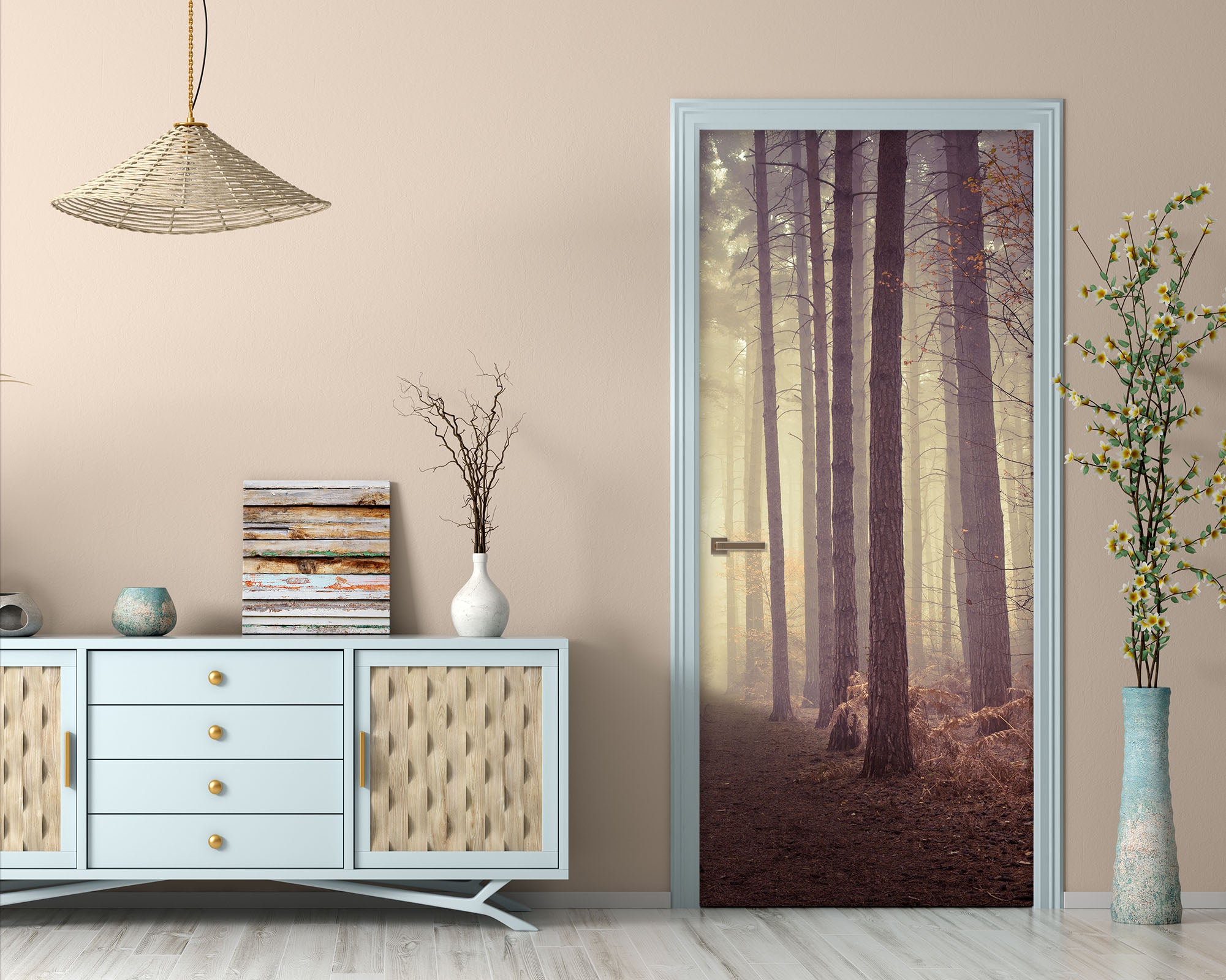 3D Woods 10665 Assaf Frank Door Mural