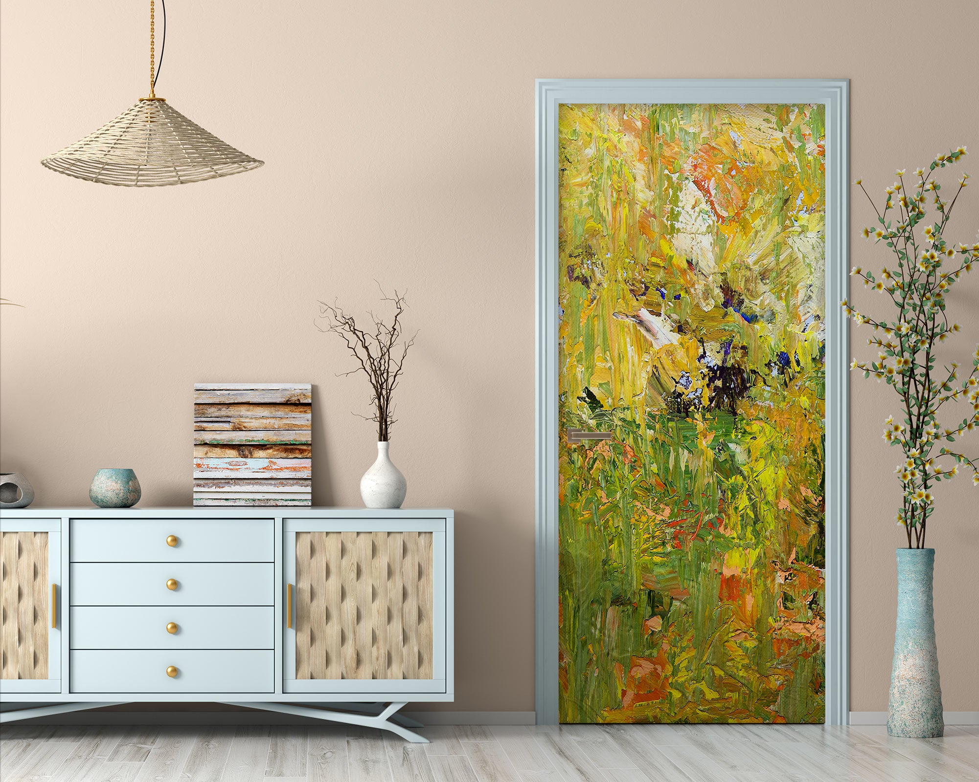 3D Oil Paint Pattern 93164 Allan P. Friedlander Door Mural