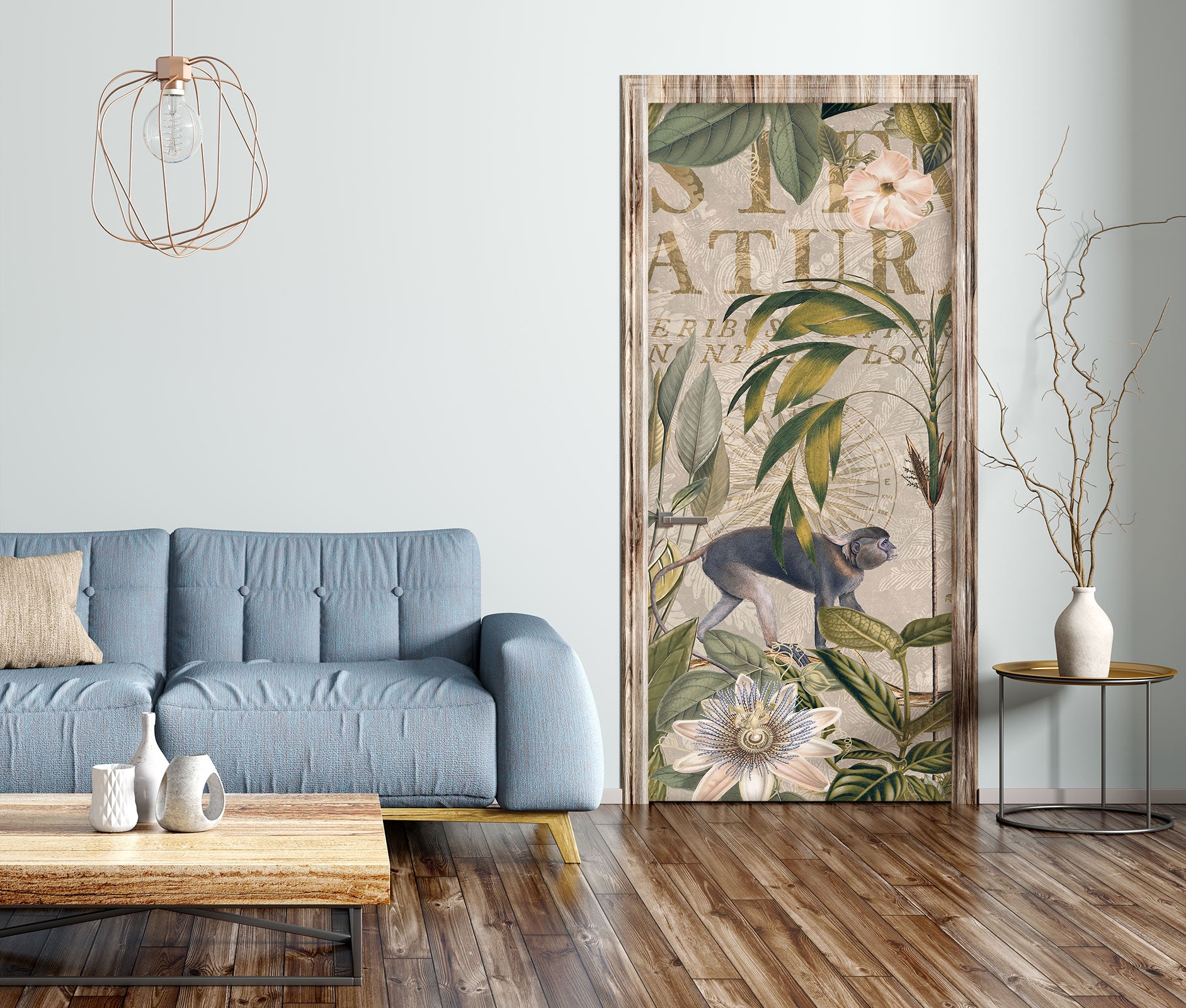 3D Grove Monkey Flower 11938 Andrea Haase Door Mural