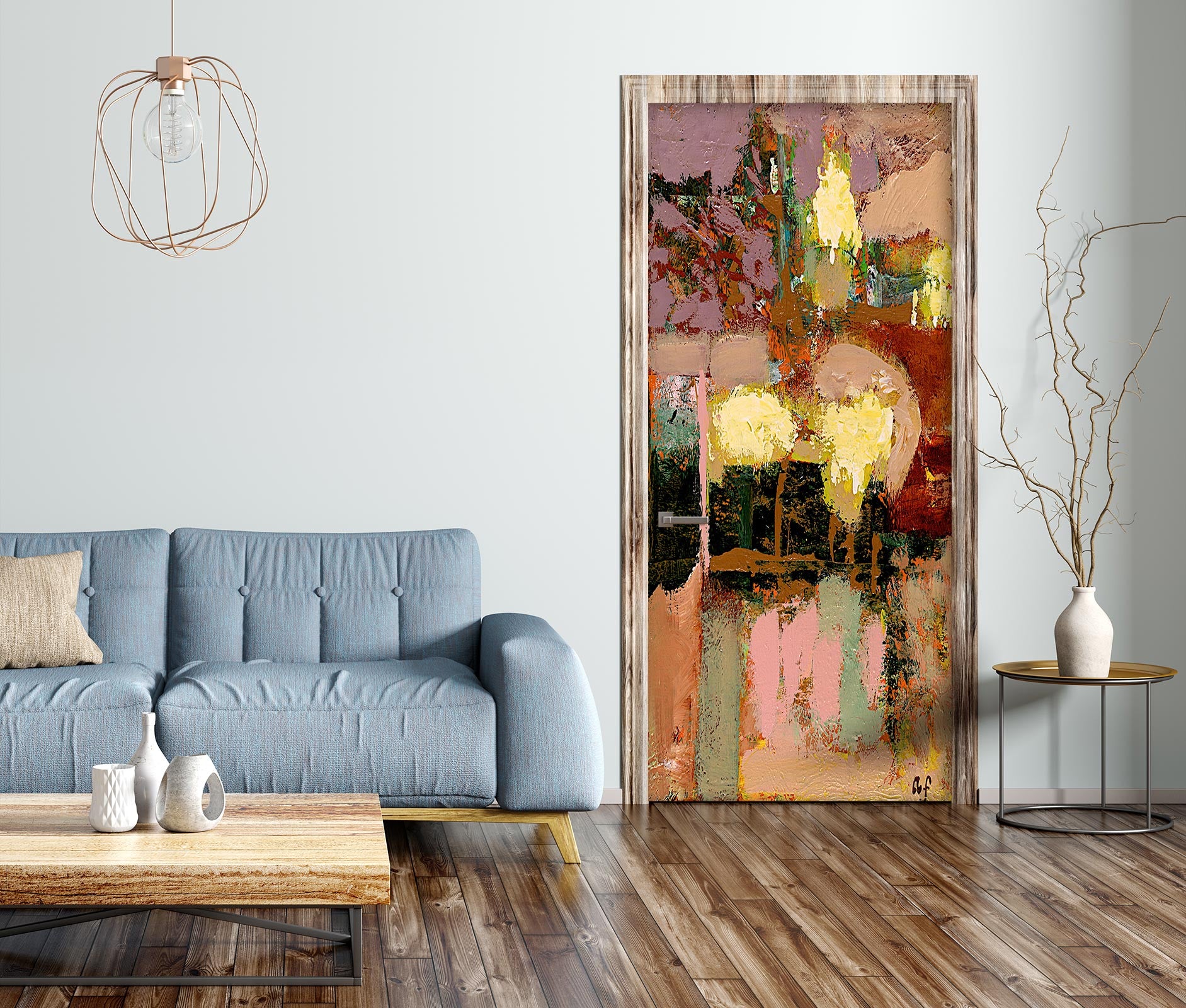 3D Pigment Pattern 9308 Allan P. Friedlander Door Mural