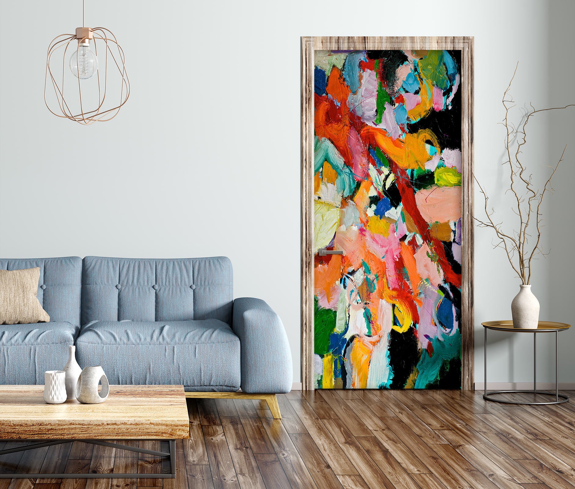 3D Colored Paint 10127 Allan P. Friedlander Door Mural