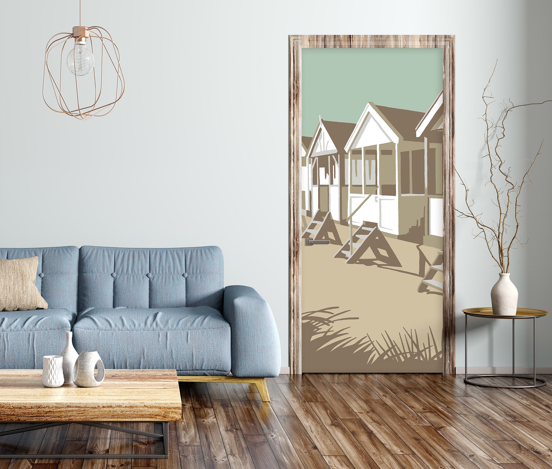 3D House 9277 Steve Read Door Mural