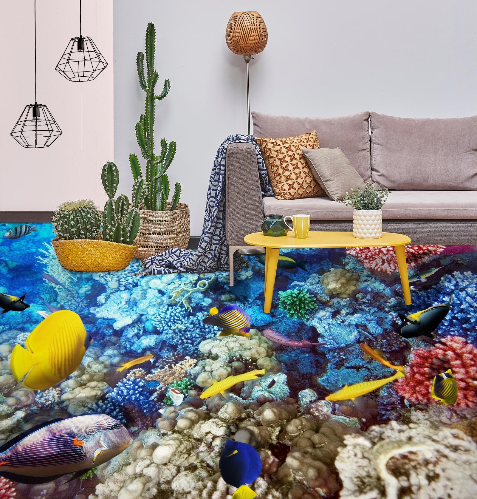 3D Enrich The Ocean World 616 Floor Mural Wallpaper Murals Rug & Mat Print Epoxy waterproof bath floor