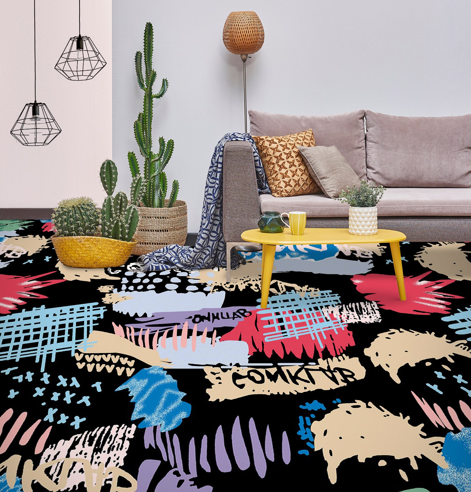 3D Funny Doodle 1192 Floor Mural Wallpaper Murals Self-Adhesive Removable Print Epoxy