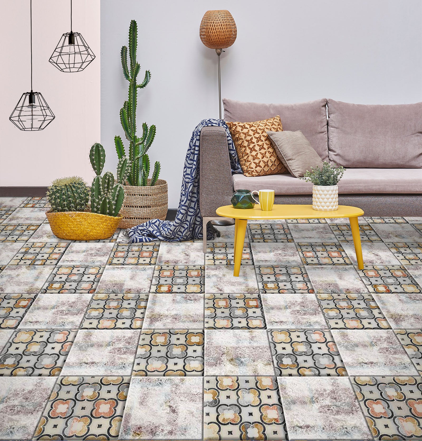 3D Pretty Little Pattern 939 Floor Mural