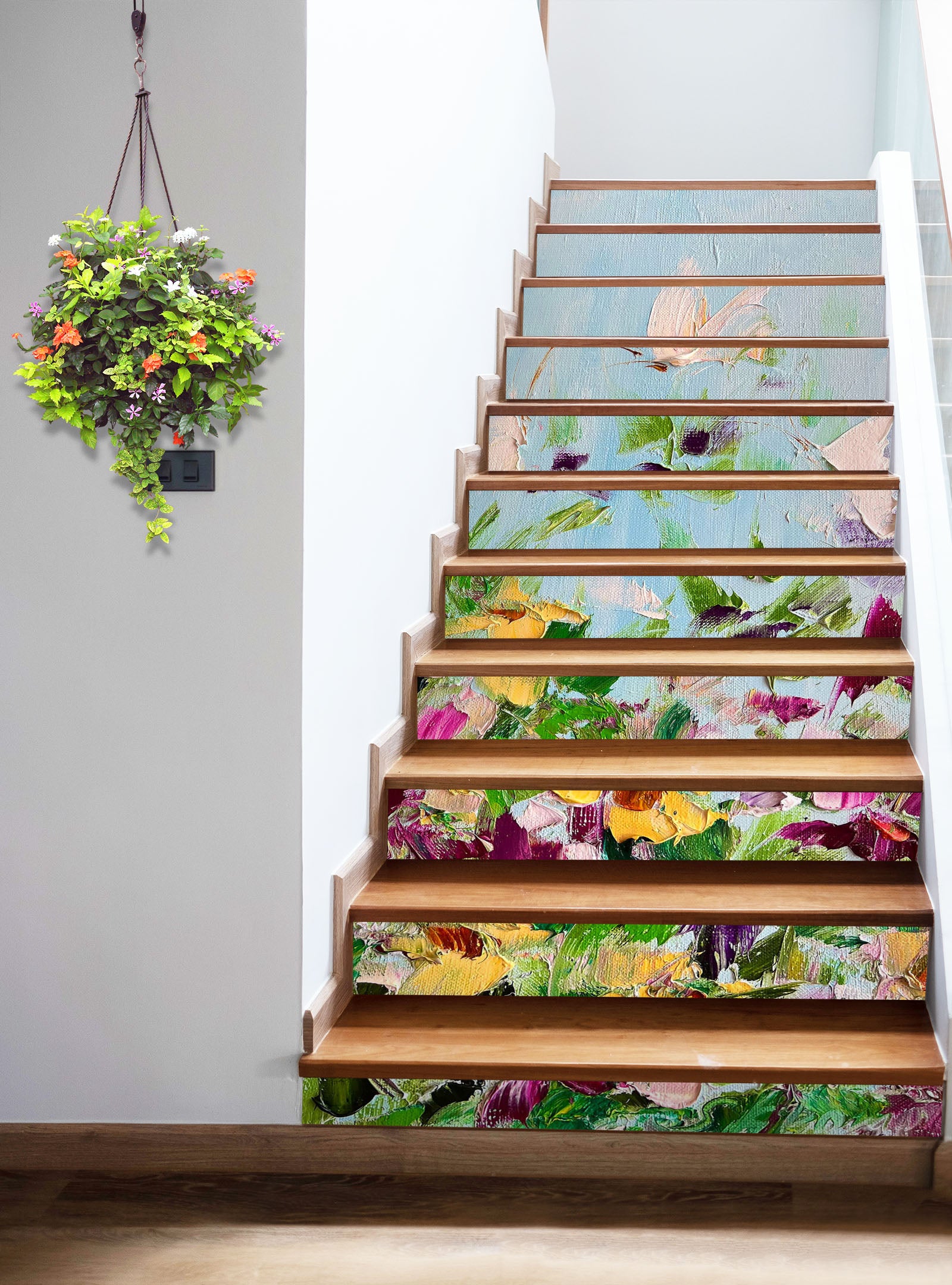3D Butterfly Garden 2022 Skromova Marina Stair Risers