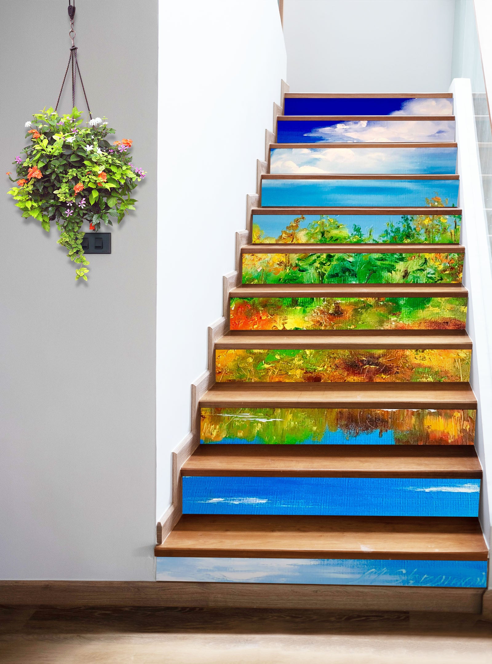 3D Scenic Lake 2016 Skromova Marina Stair Risers