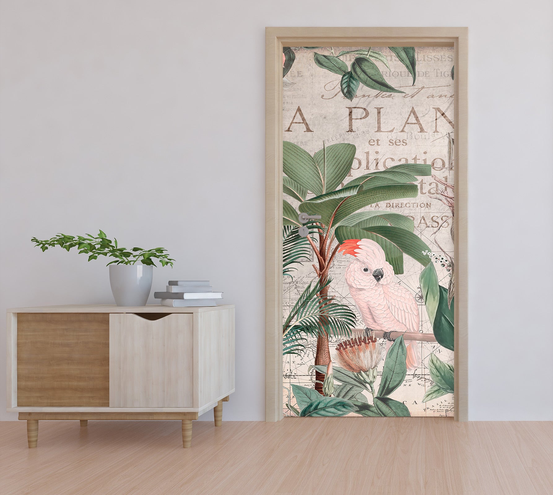 3D Trees Bird 11943 Andrea Haase Door Mural