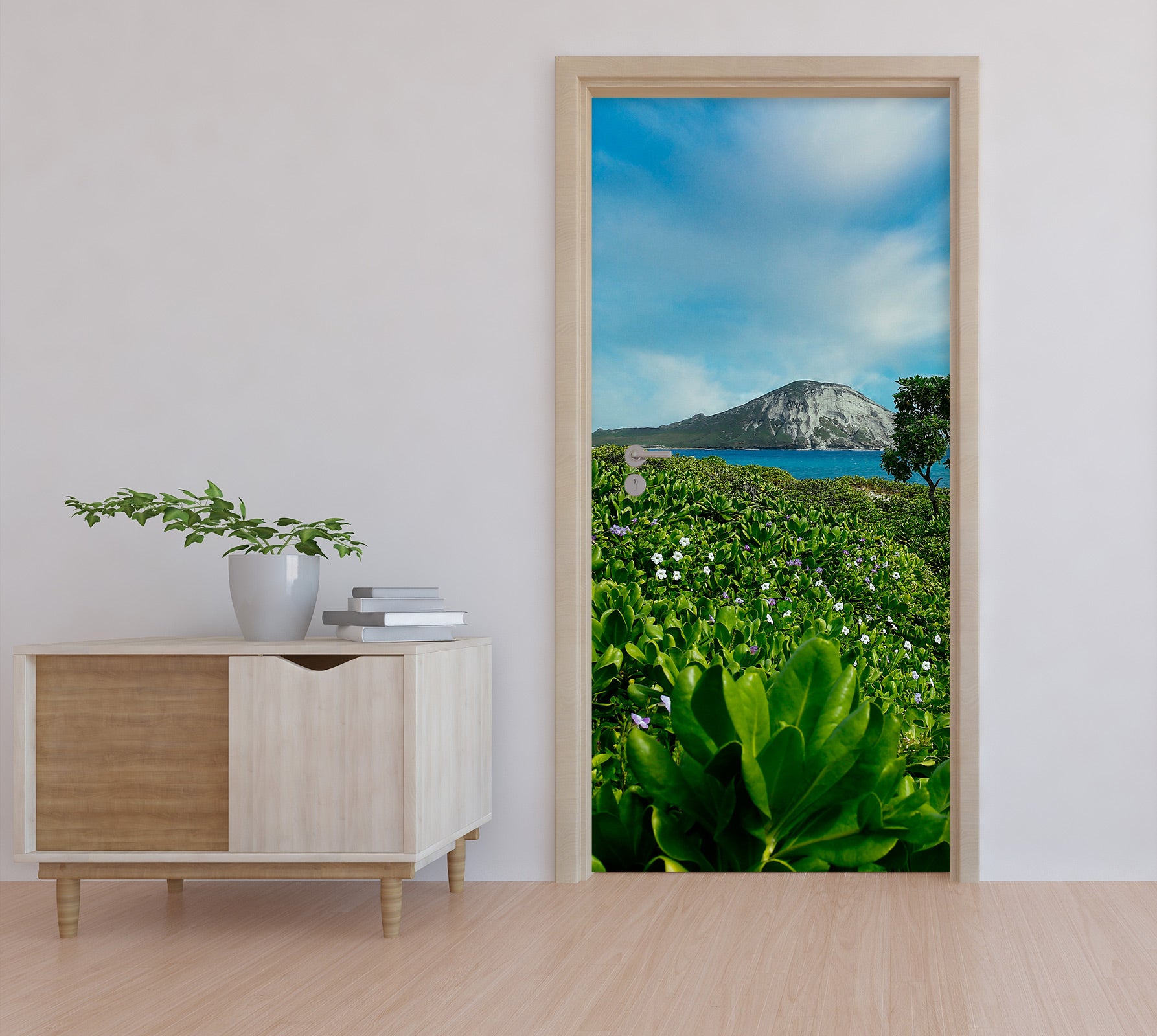 3D Grove Leaves 11114 Kathy Barefield Door Mural