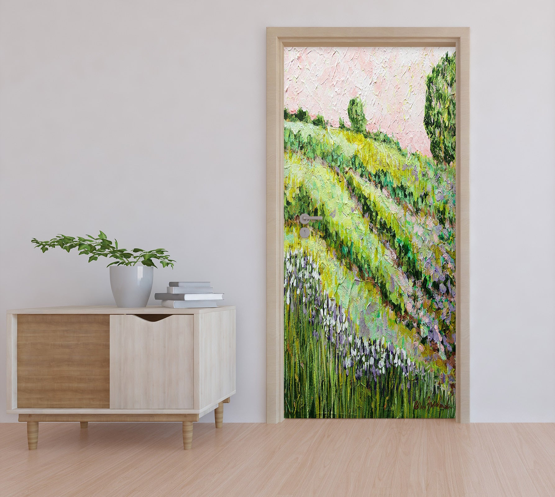 3D Hillside Lawn 93193 Allan P. Friedlander Door Mural