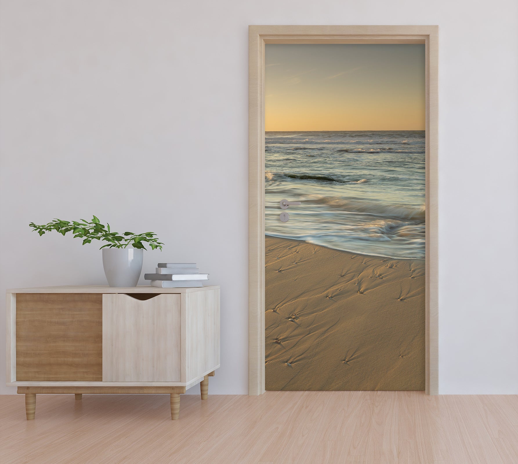 3D Beach 106119 Assaf Frank Door Mural