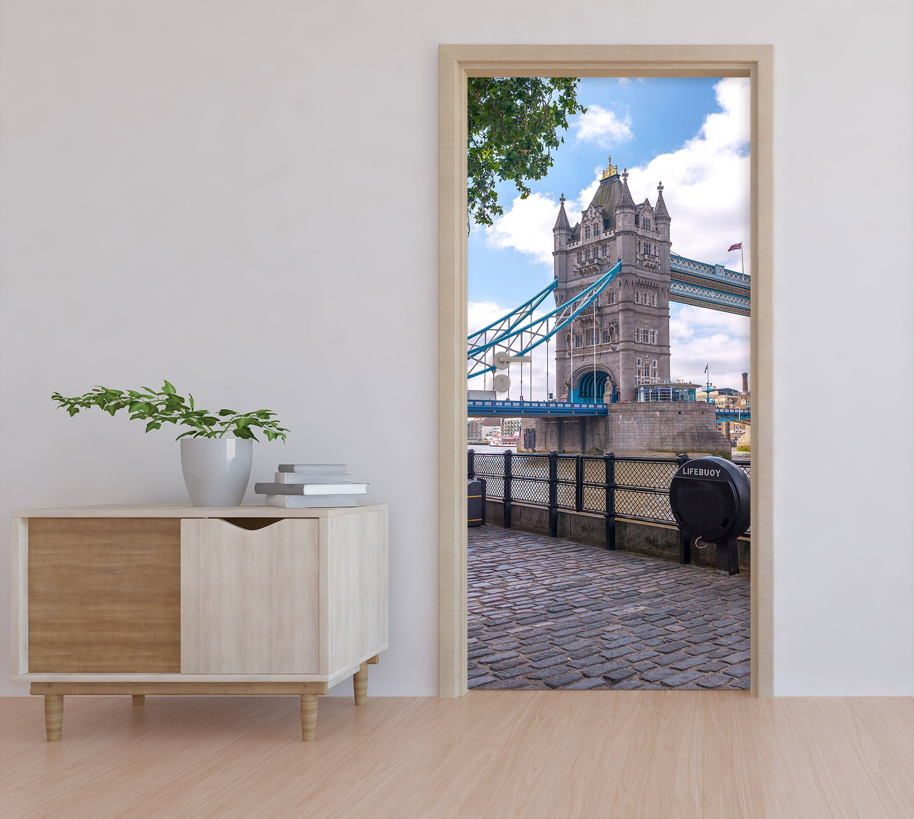 3D Bridge 106116 Assaf Frank Door Mural