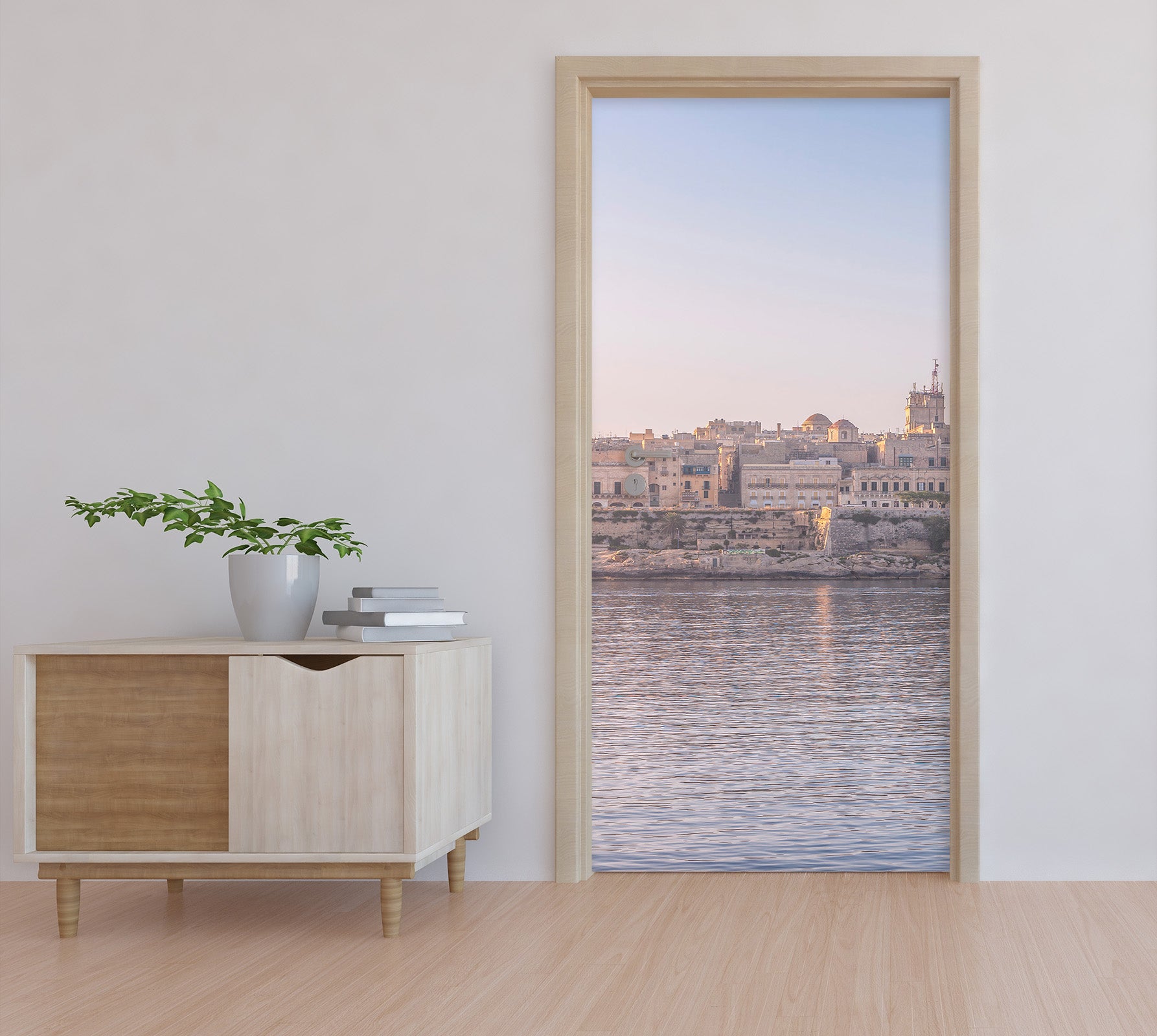 3D Seaside House 106108 Assaf Frank Door Mural