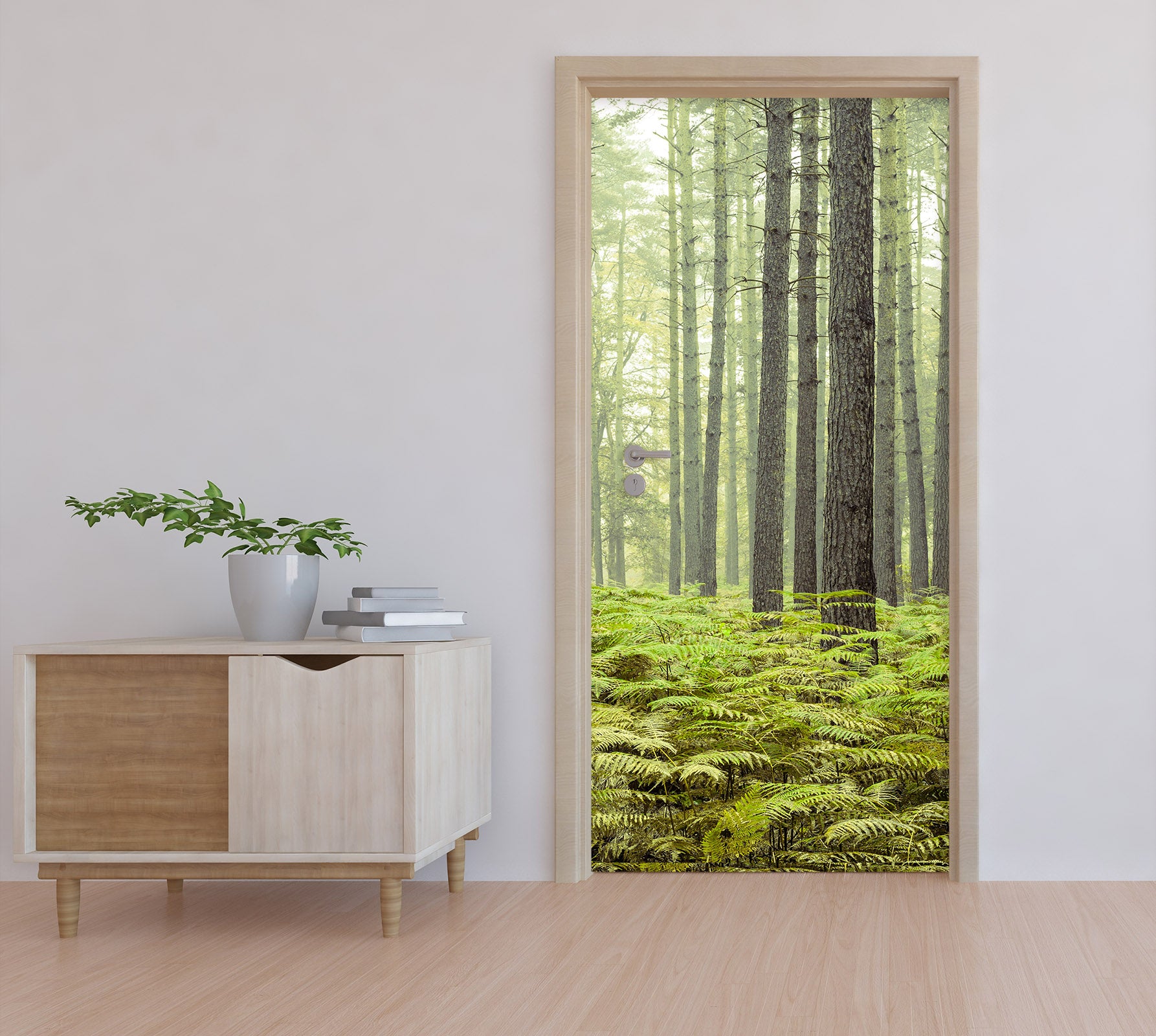 3D Trees Forest 101127 Assaf Frank Door Mural
