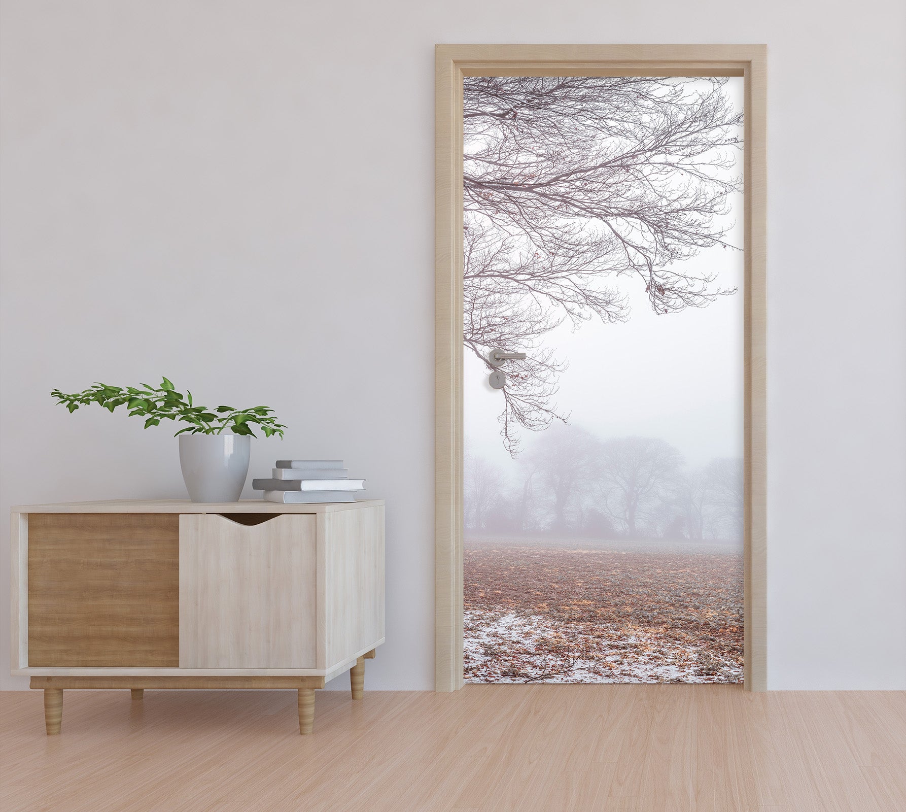 3D Yellow Grass 5130 Assaf Frank Door Mural