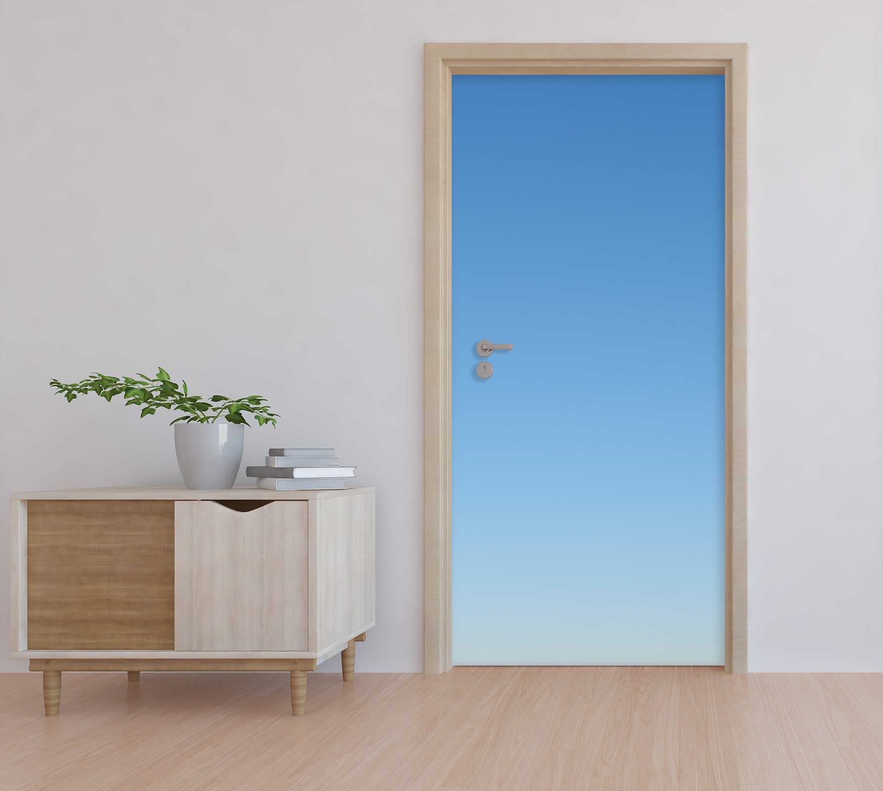 3D Blue Sky 5141 Assaf Frank Door Mural