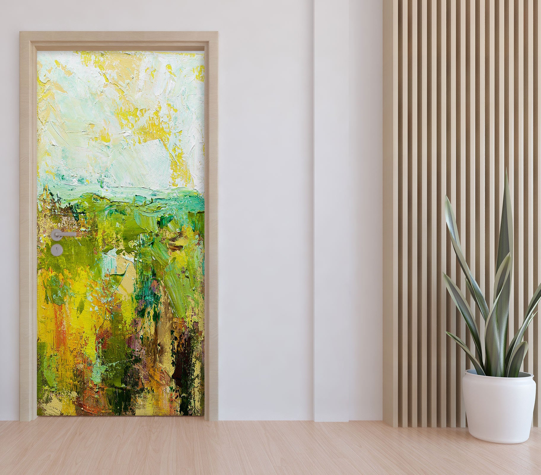 3D Green Paint Texture 93153 Allan P. Friedlander Door Mural