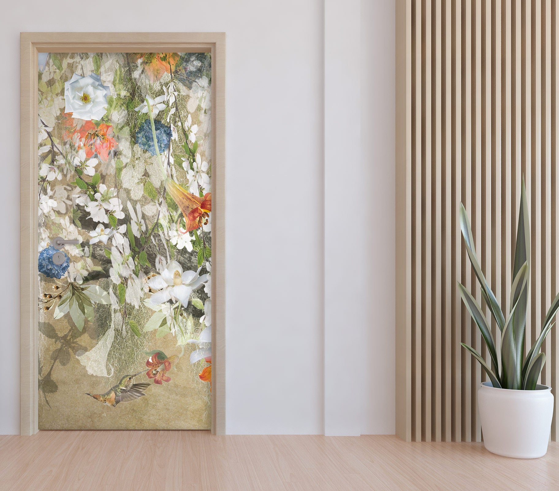 3D Flowers 10850 Beth Sheridan Door Mural