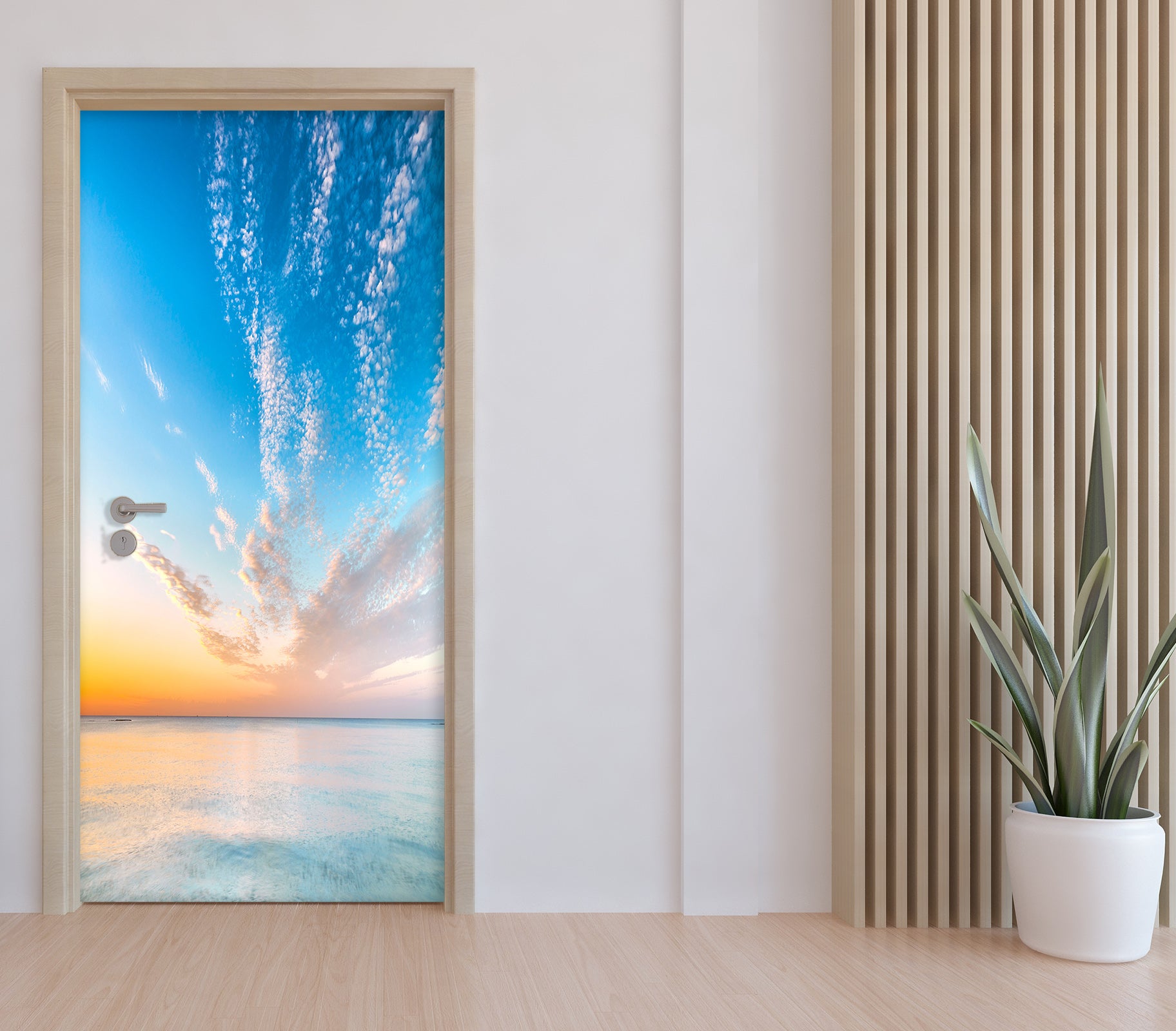 3D Sky Sea 101162 Assaf Frank Door Mural