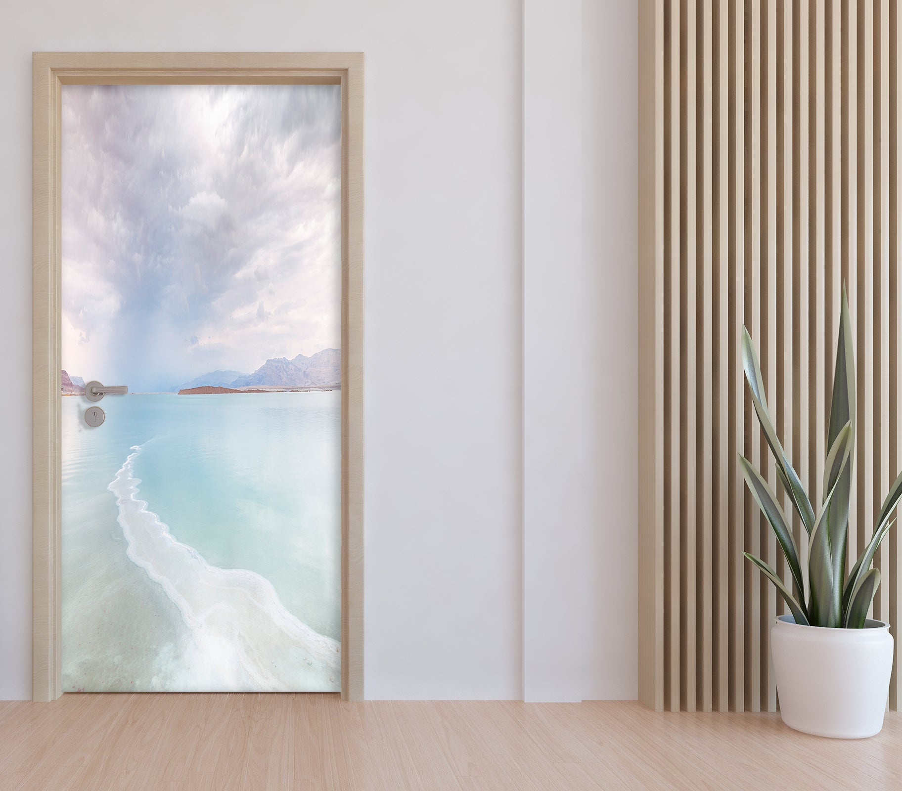 3D Sky Seaside 10699 Assaf Frank Door Mural