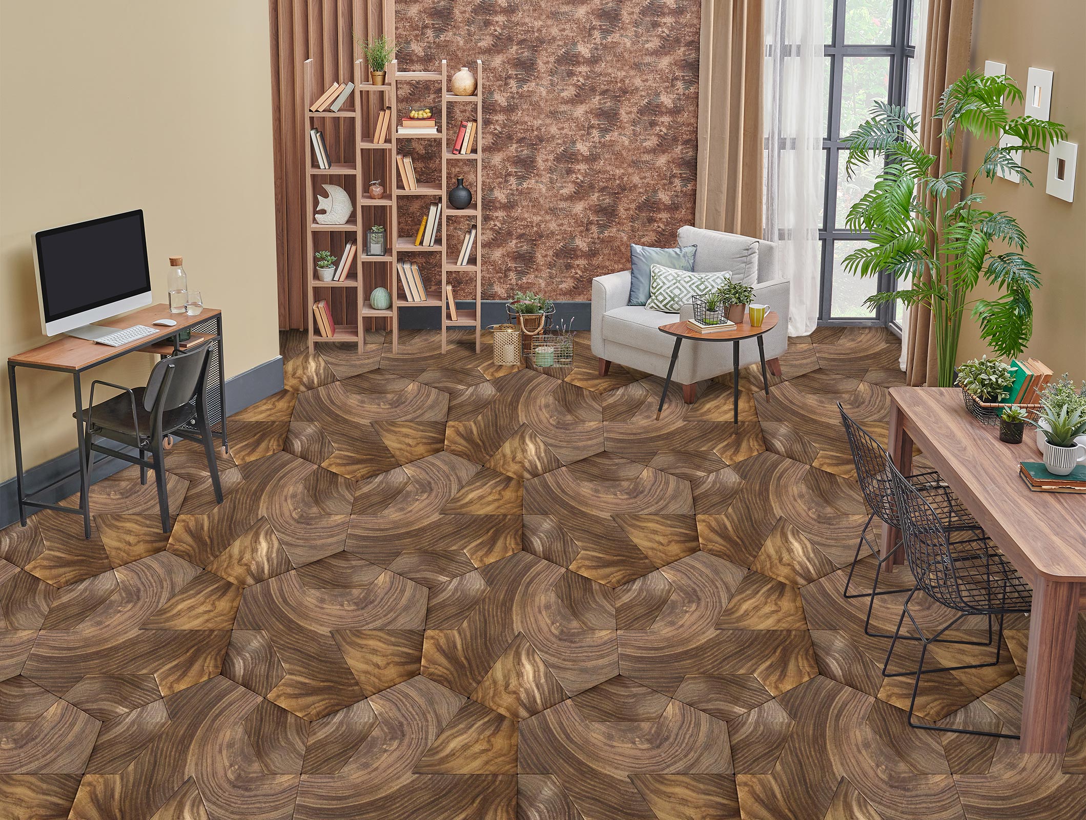 3D Staggered Art Style 122 Floor Mural Wallpaper Murals Rug & Mat Print Epoxy waterproof bath floor