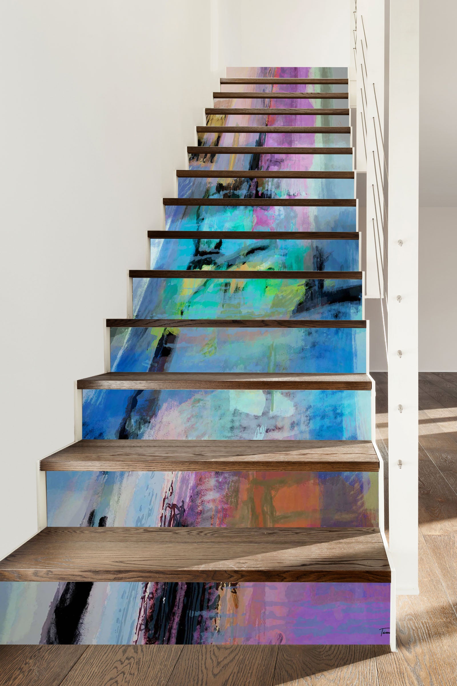 3D Color Paint Brush 104194 Michael Tienhaara Stair Risers