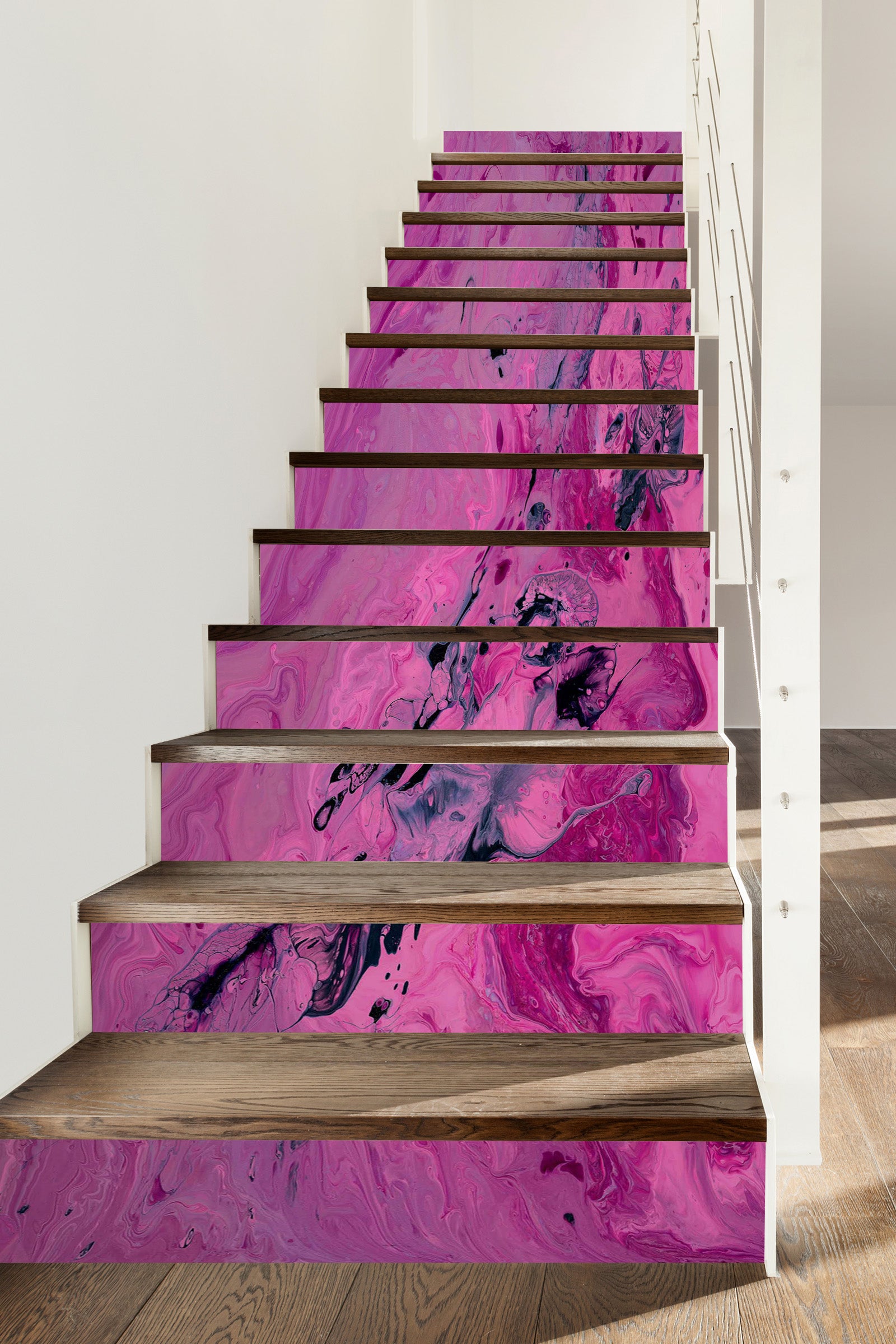 3D Strong Purple Passion 610 Stair Risers