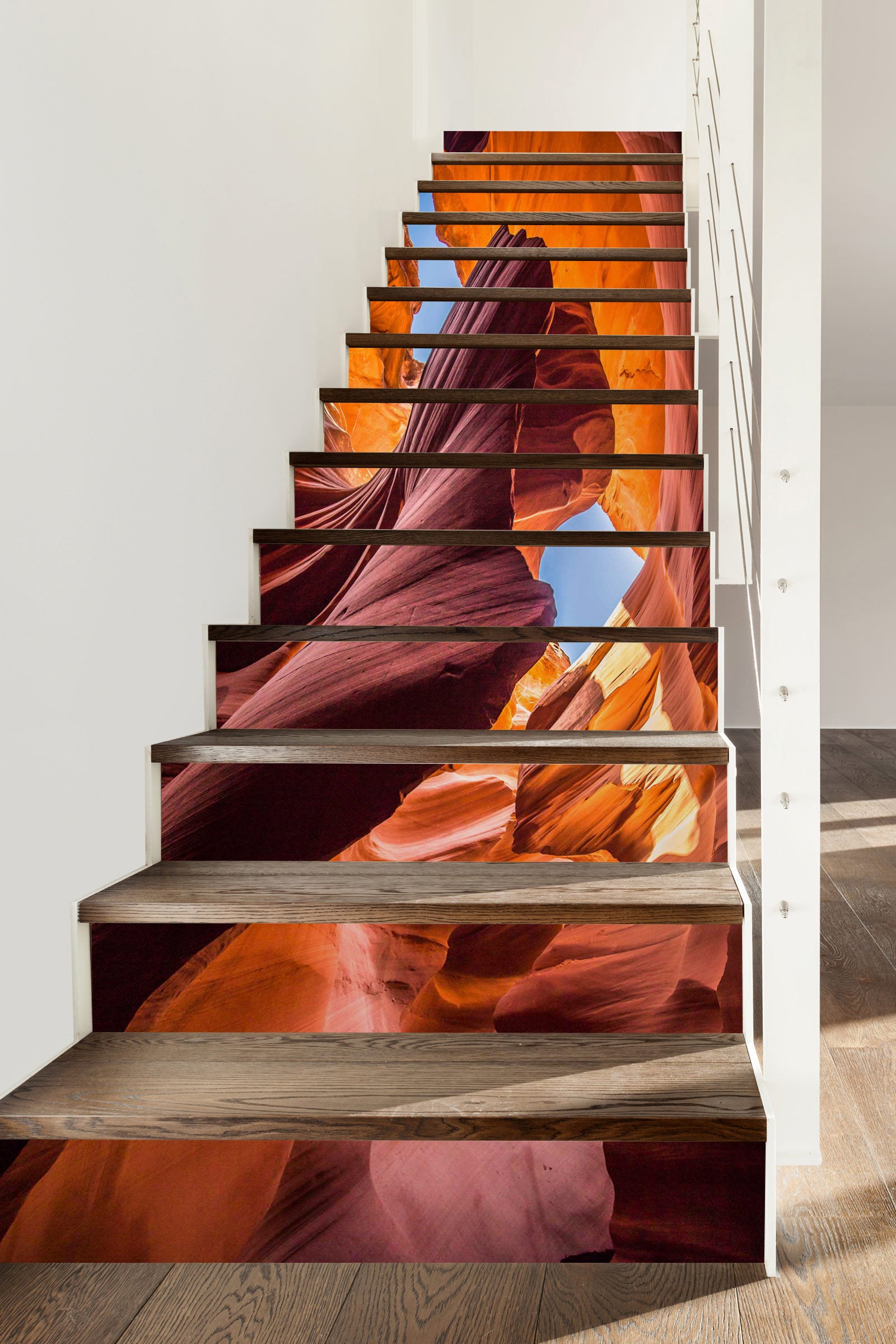 3D Gully Full Of Sunshine 324 Stair Risers