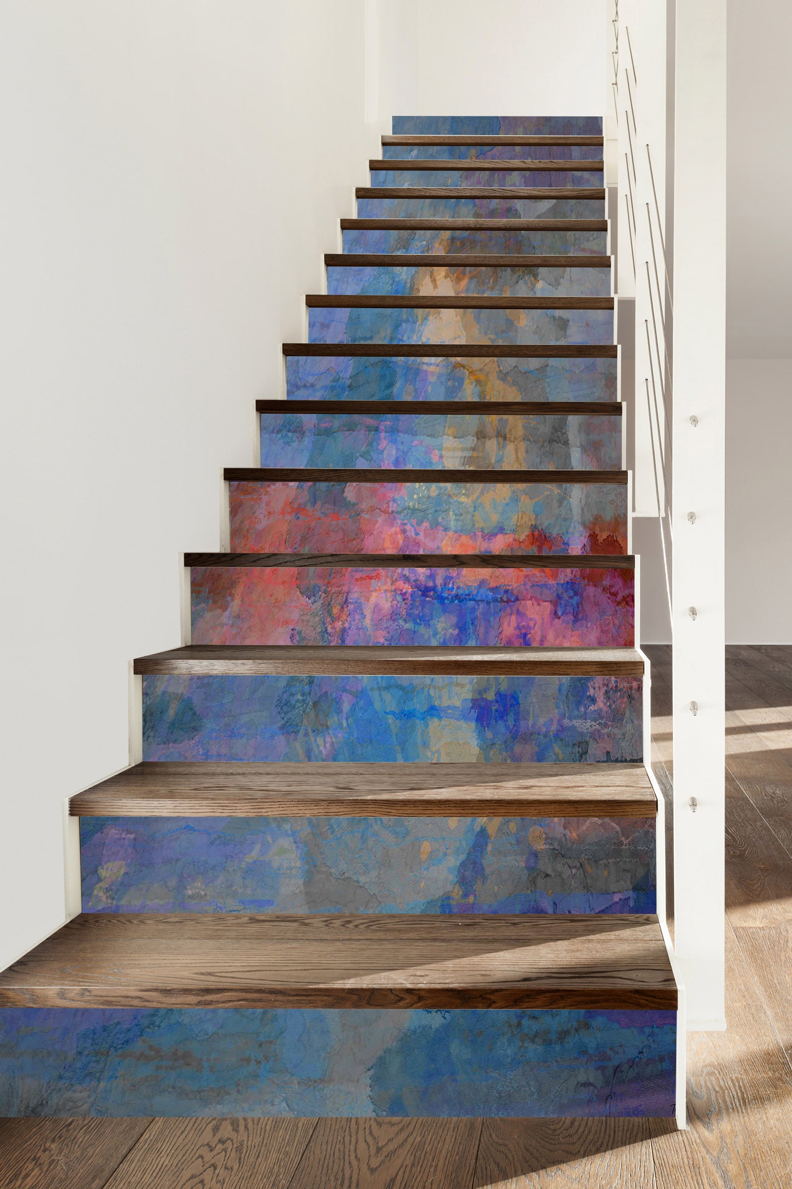 3D Purple Red Pigment Texture 104205 Michael Tienhaara Stair Risers