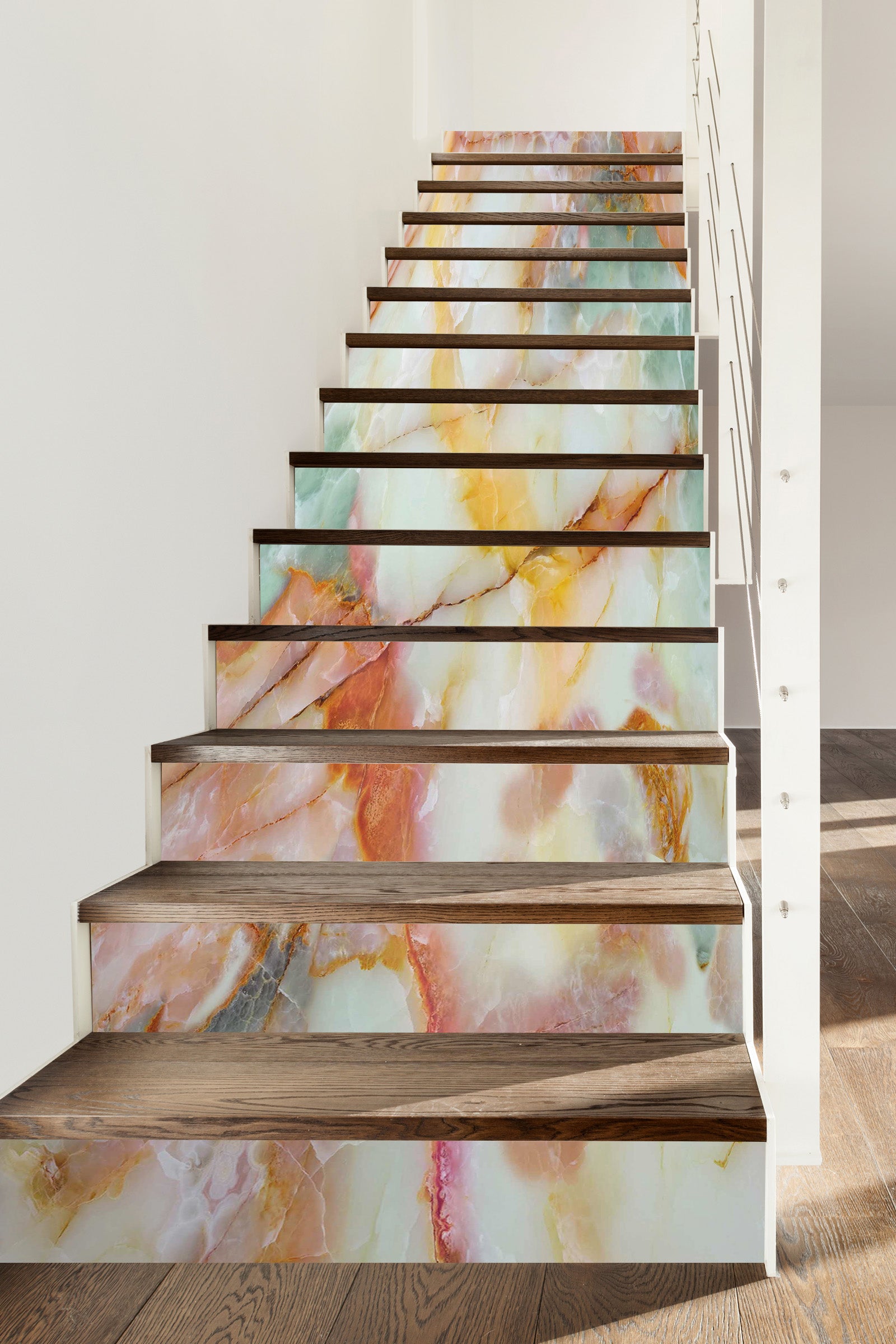 3D Color Smooth Interlaced 575 Stair Risers