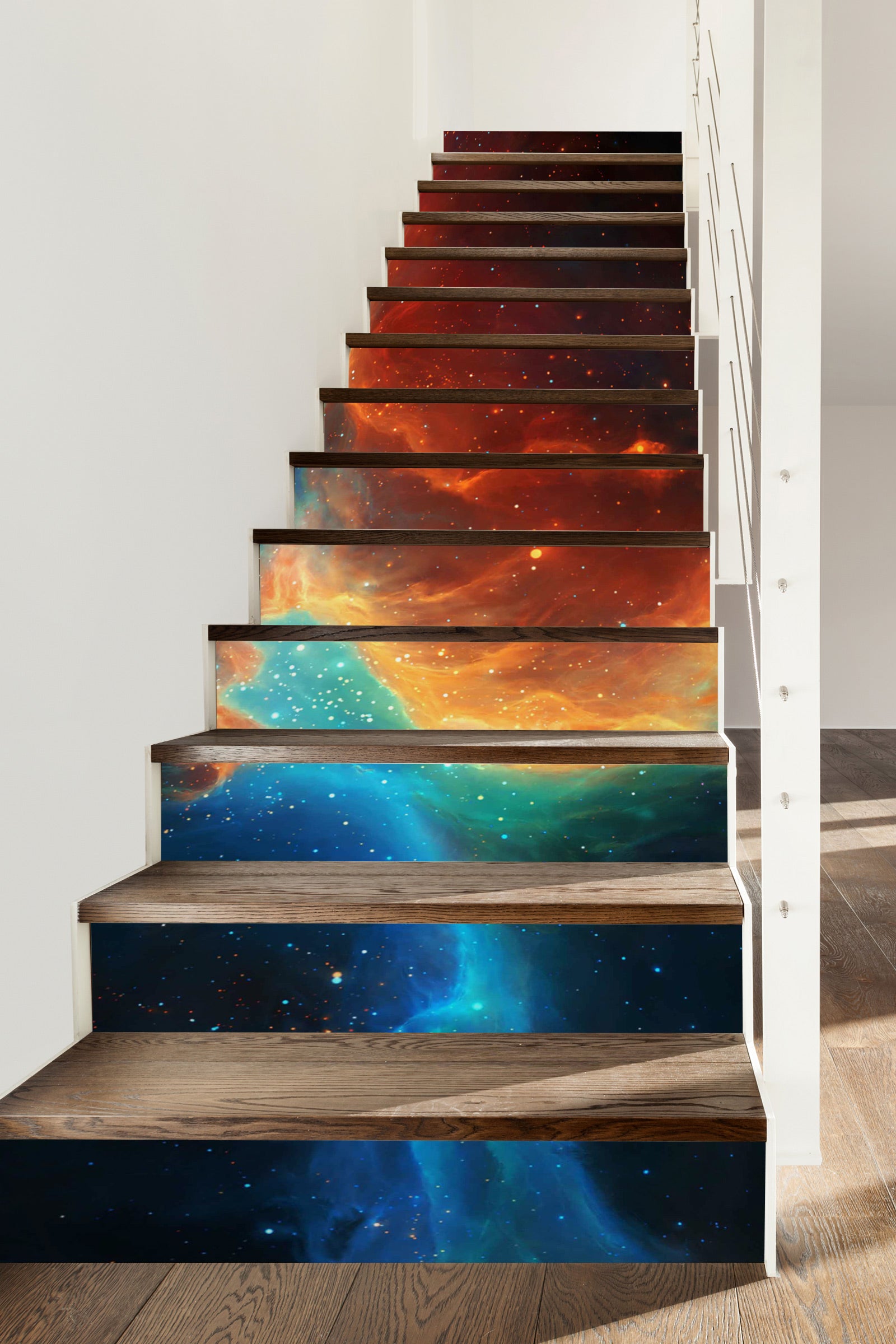 3D Fascinating Nebula 279 Stair Risers