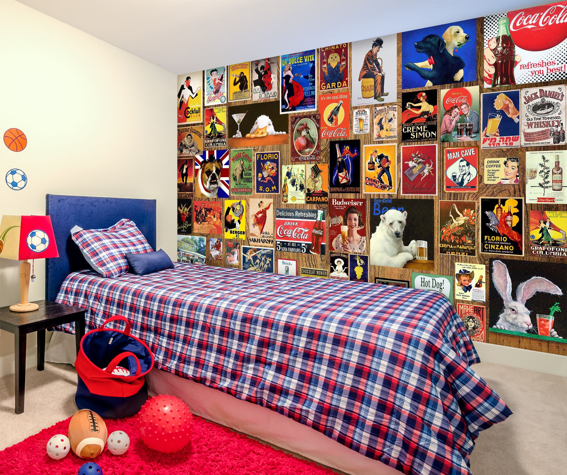 3D Cute Room 2048 Wall Murals