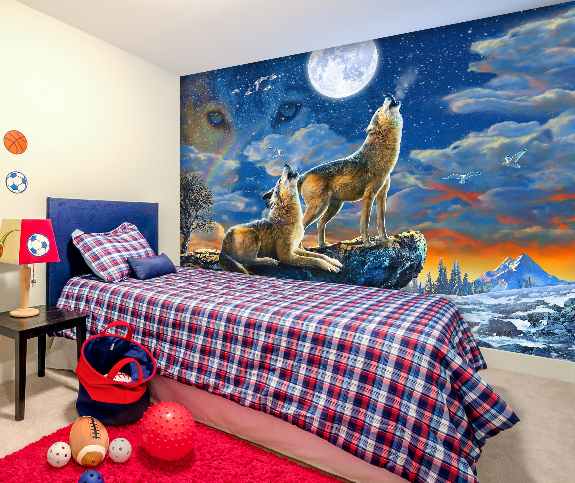 3D Wolverine 1428 Adrian Chesterman Wall Mural Wall Murals