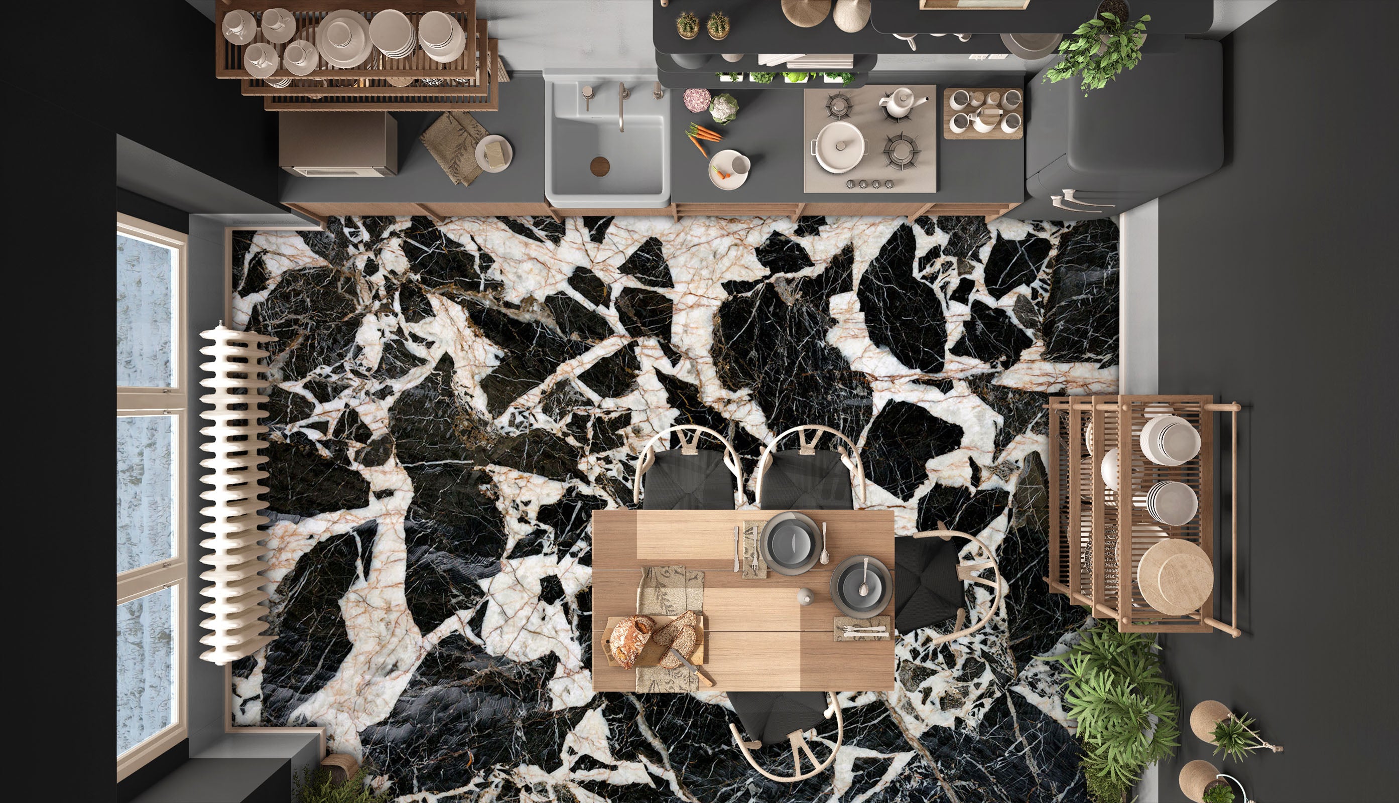 3D Advanced Refinement 937 Floor Mural Wallpaper Murals Rug & Mat Print Epoxy waterproof bath floor