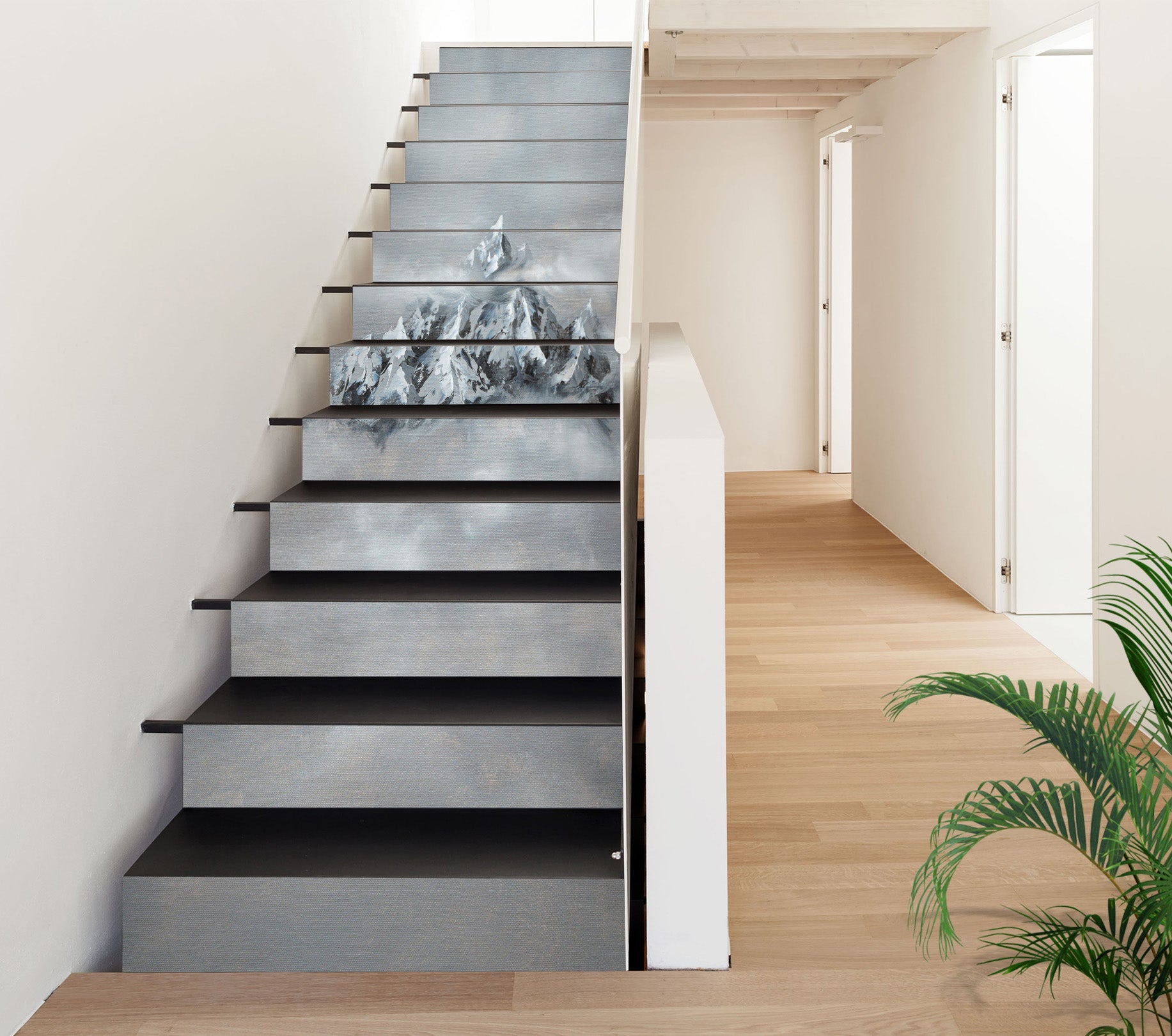 3D Mountain Peak 8824 Marina Zotova Stair Risers