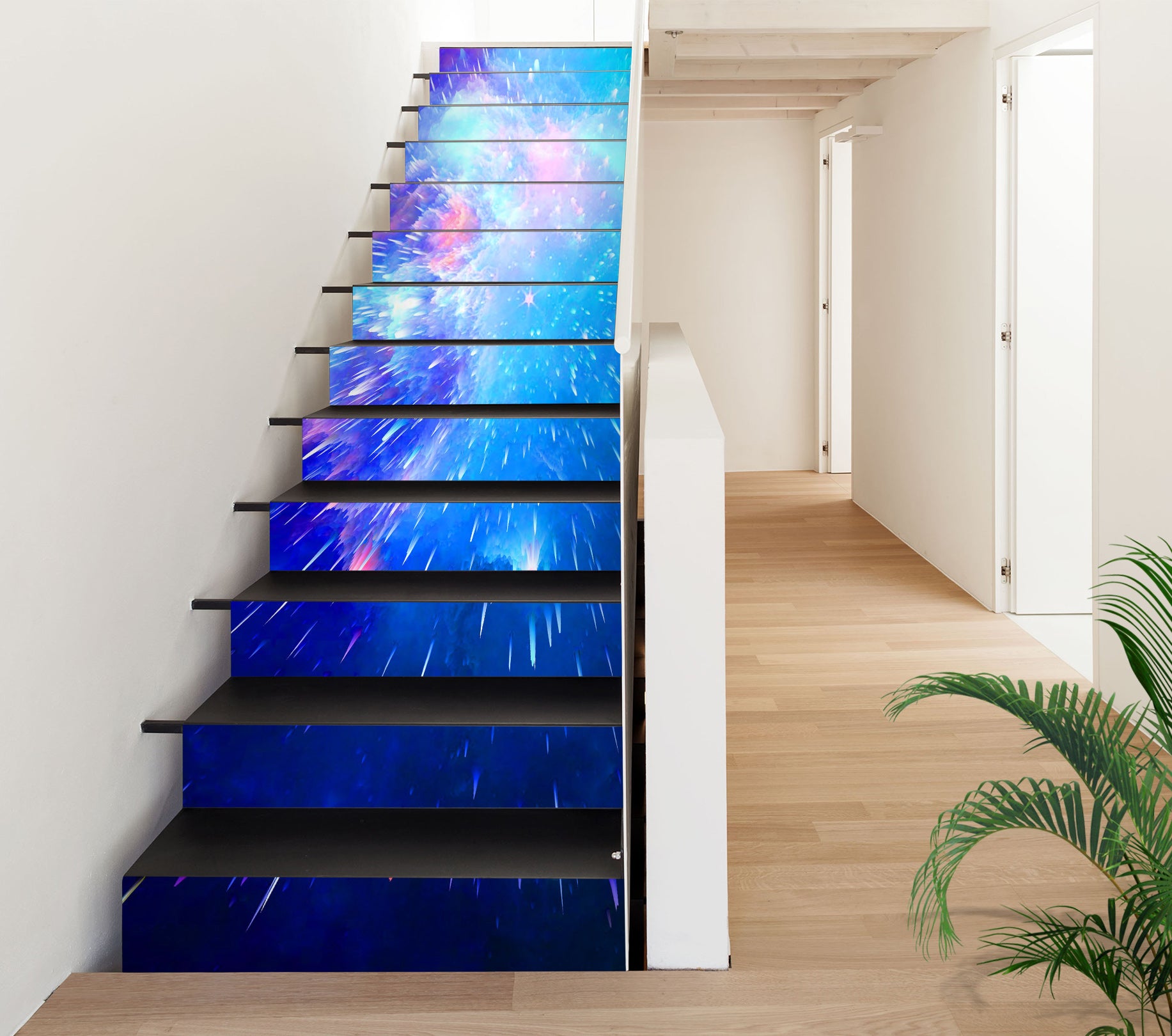 3D Dazzle Bloom 197 Stair Risers