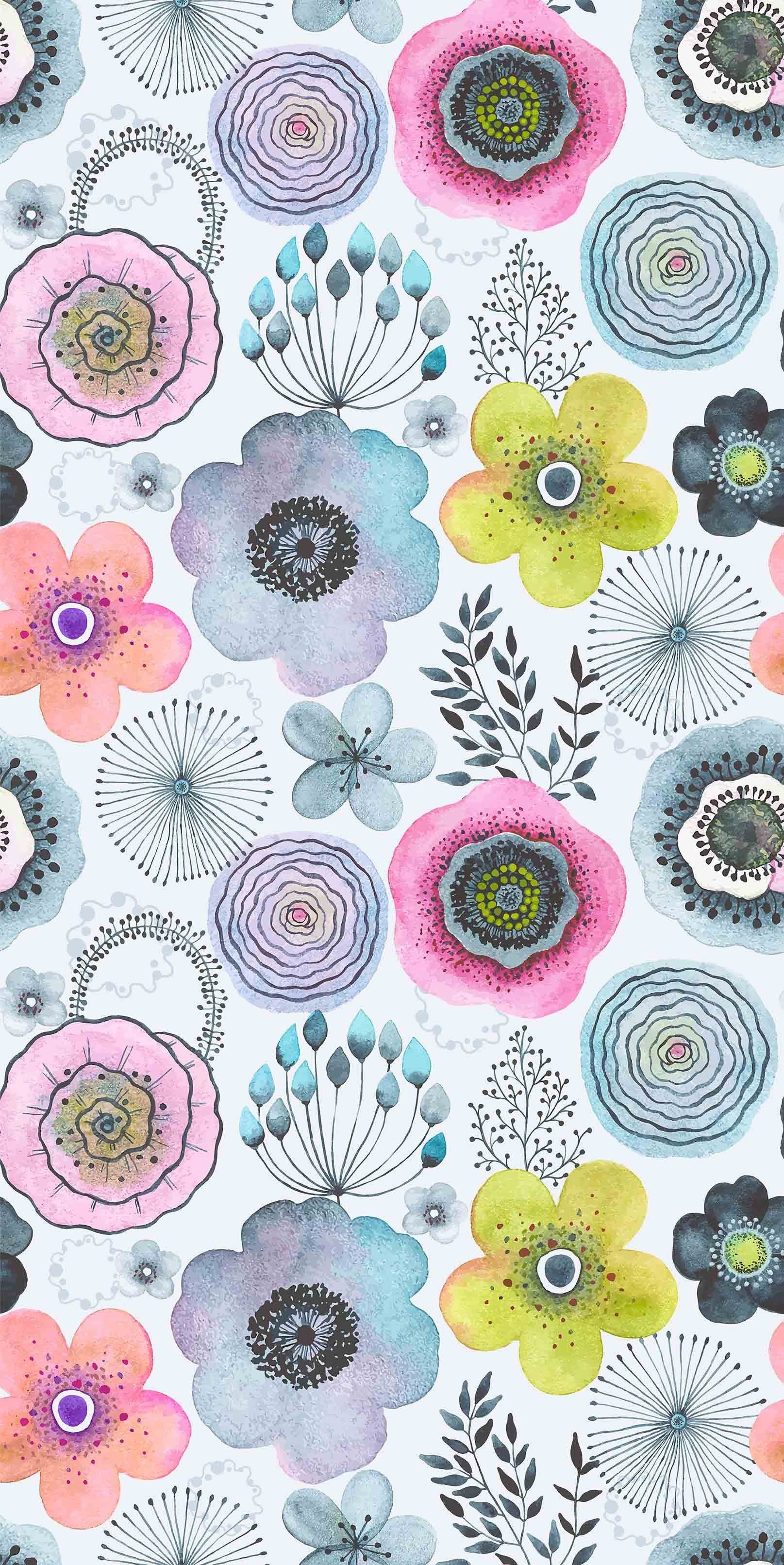 3D Flowers Pattern 1167 Stair Risers Wallpaper AJ Wallpaper