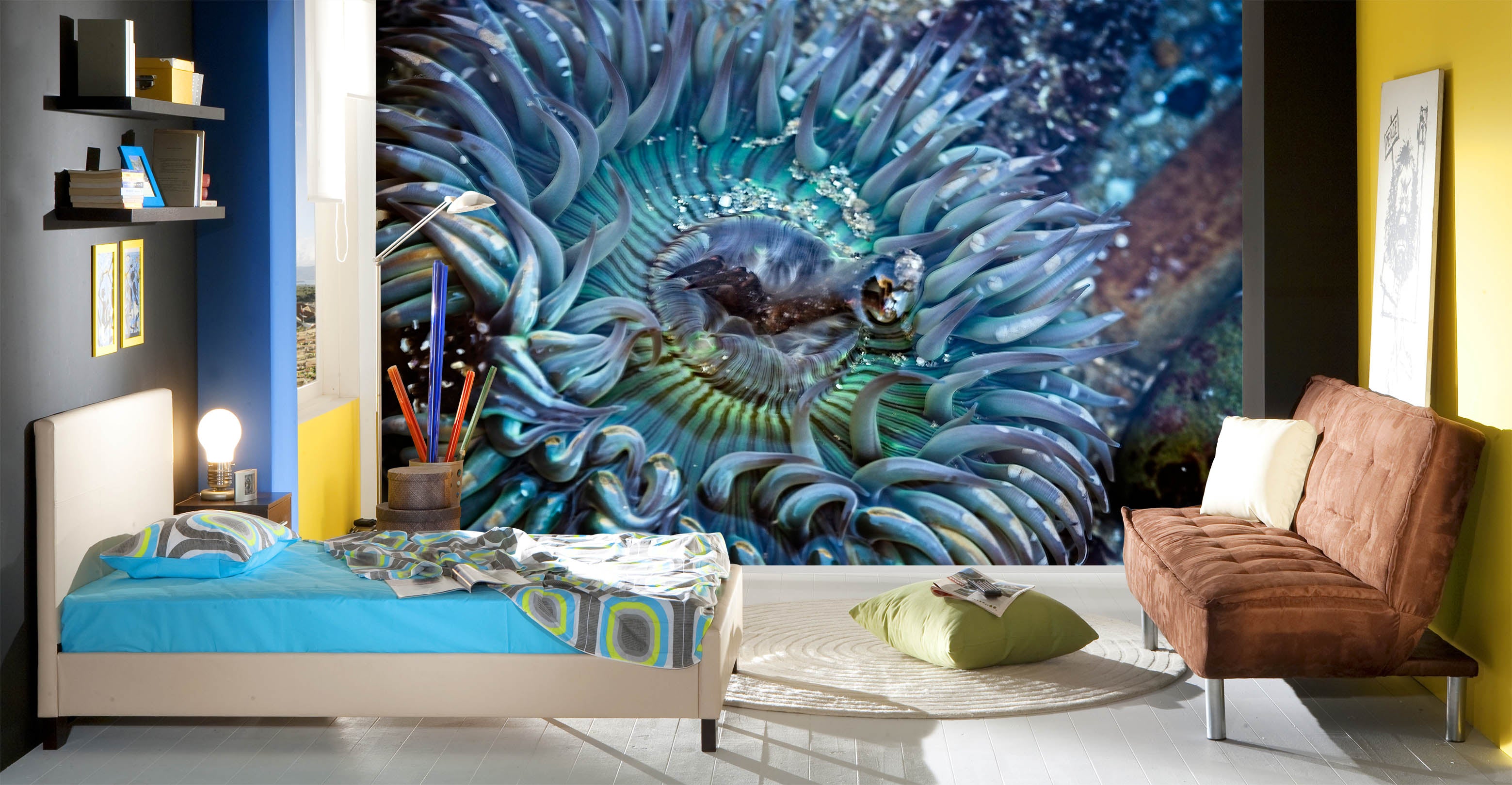 3D Tidepool Treasure 130 Kathy Barefield Wall Mural Wall Murals