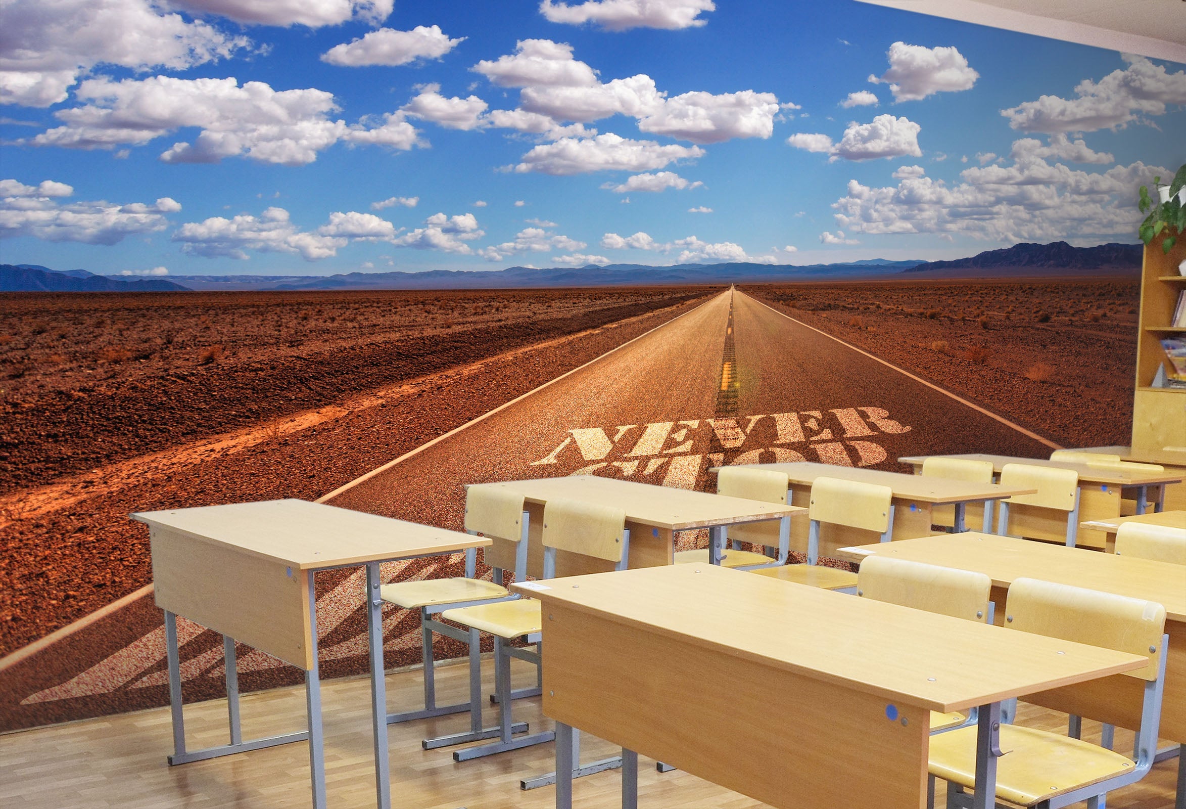 3D Prairie Road 159 Wall Murals