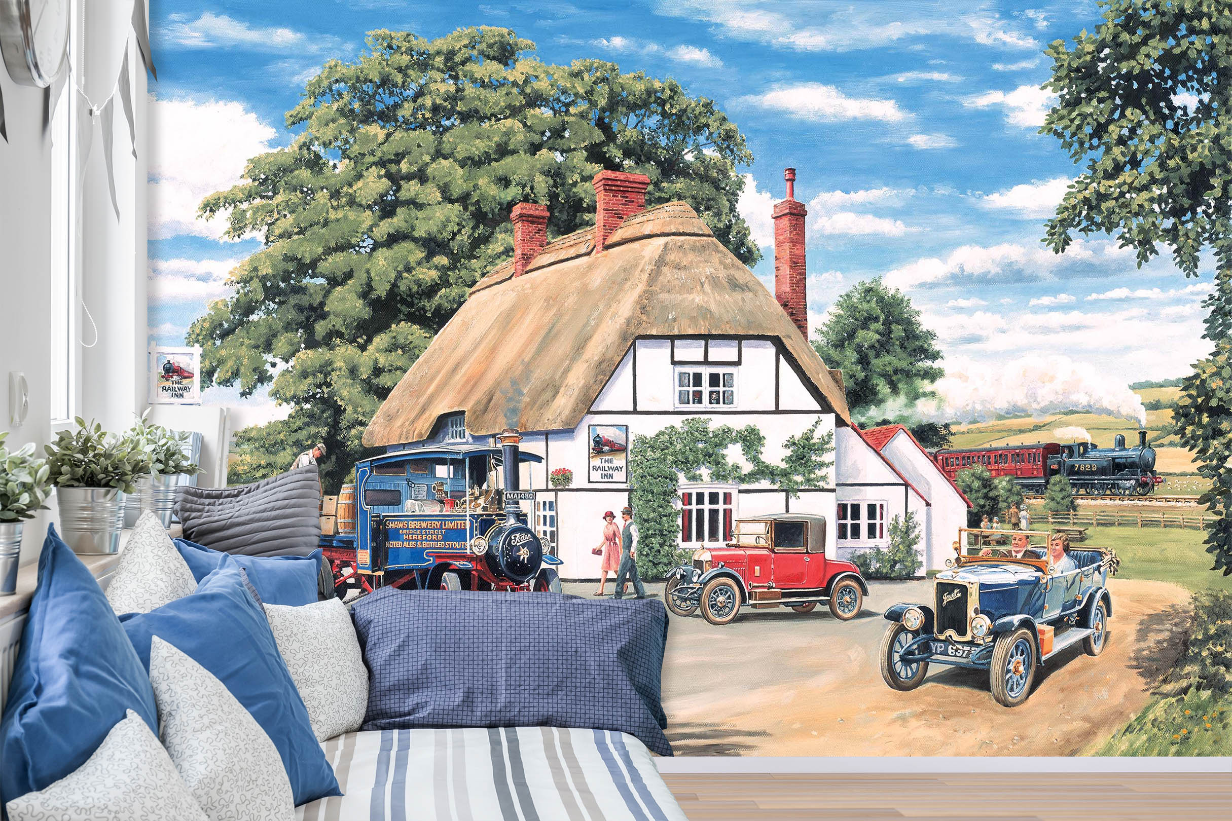 3D Build House 1018 Trevor Mitchell Wall Mural Wall Murals