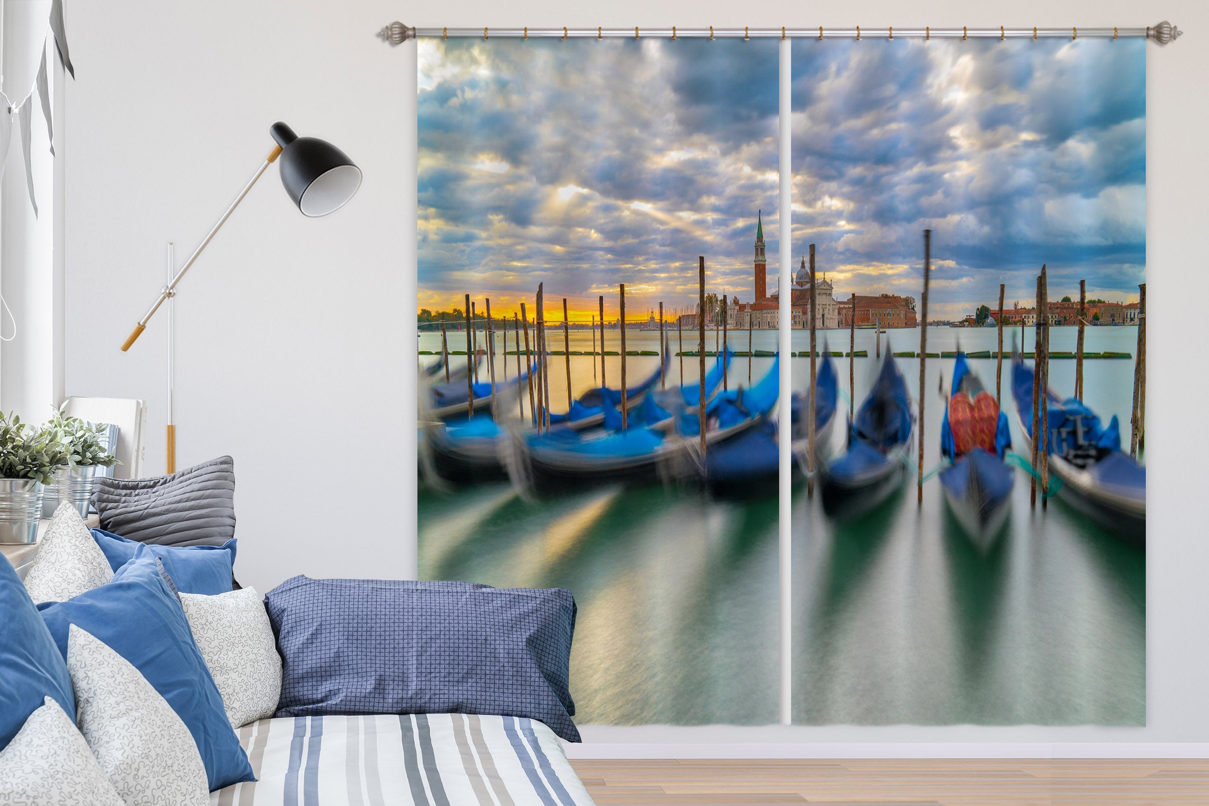 3D River Regatta 185 Marco Carmassi Curtain Curtains Drapes