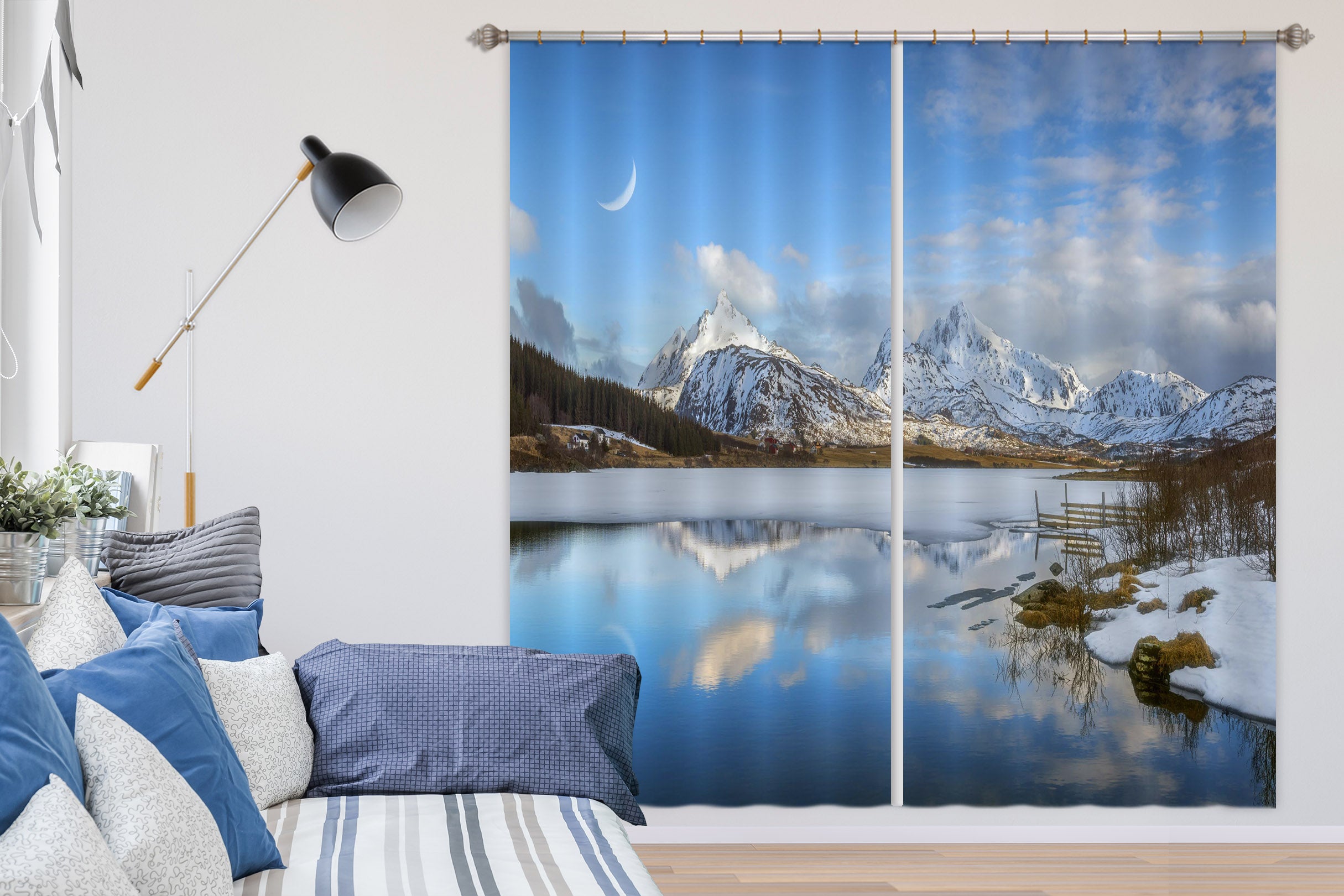 3D Sun Glacier 140 Marco Carmassi Curtain Curtains Drapes